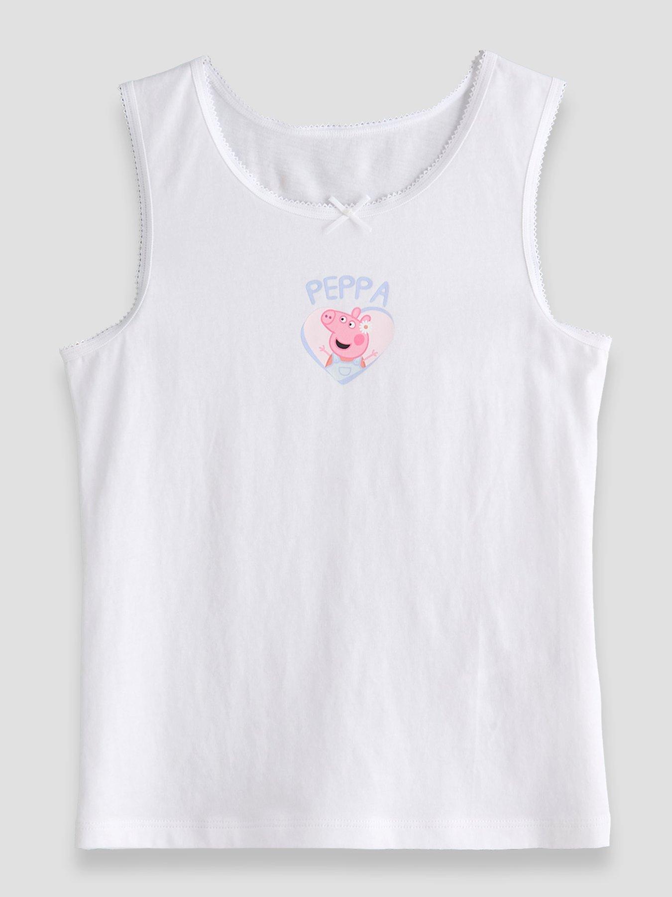 Image 3 of 5 of The Very Collection Peppa Pig 3 Pack Vests