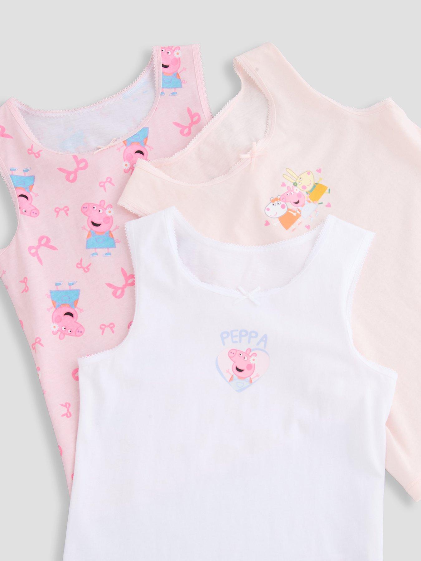 Image 4 of 5 of The Very Collection Peppa Pig 3 Pack Vests