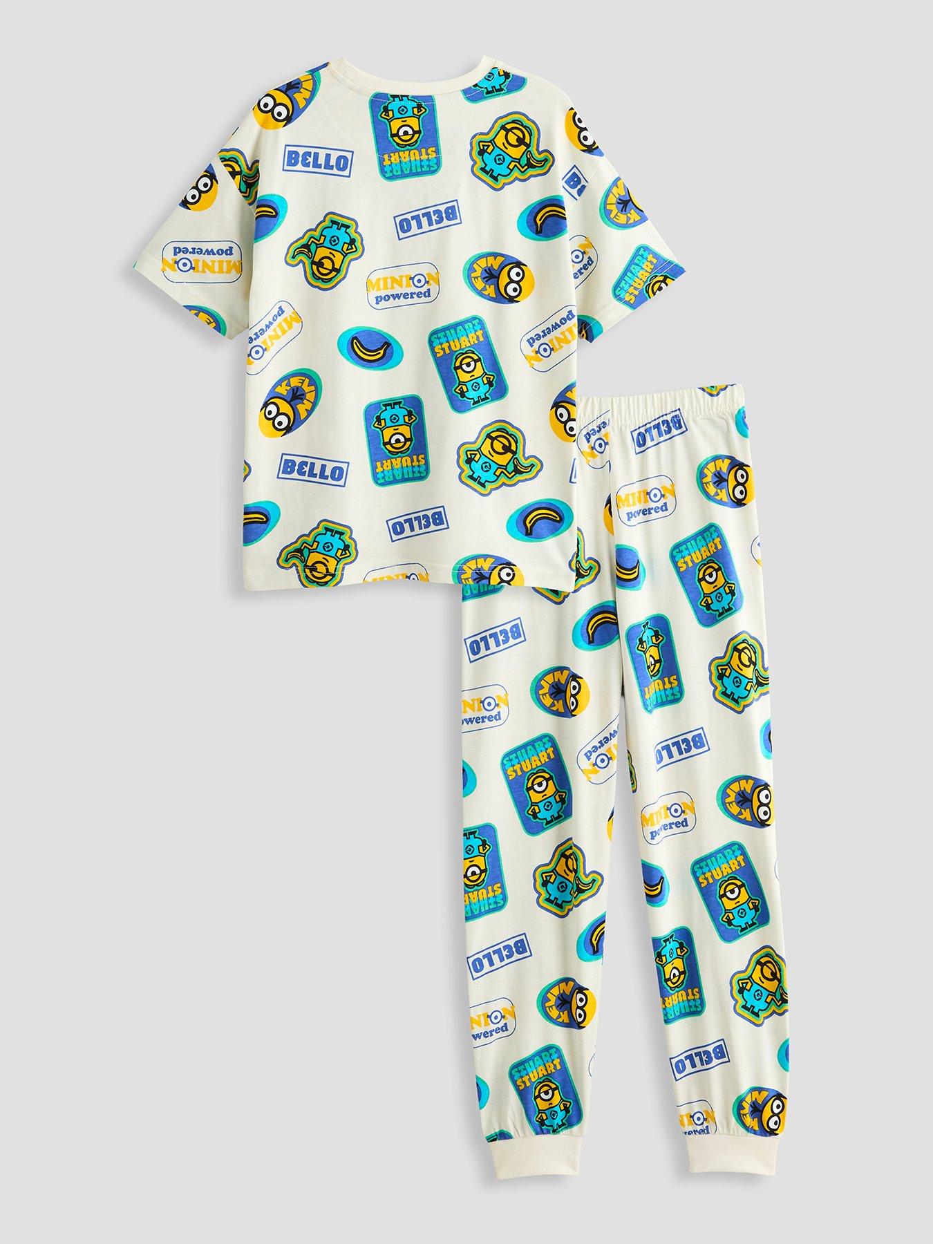 Image 2 of 6 of The Very Collection Minions Short Sleeve Pyjama Set