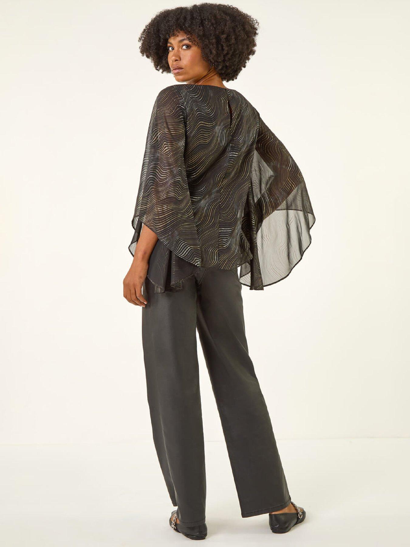 Image 2 of 5 of Roman Wavy Spot Foil Overlay Top