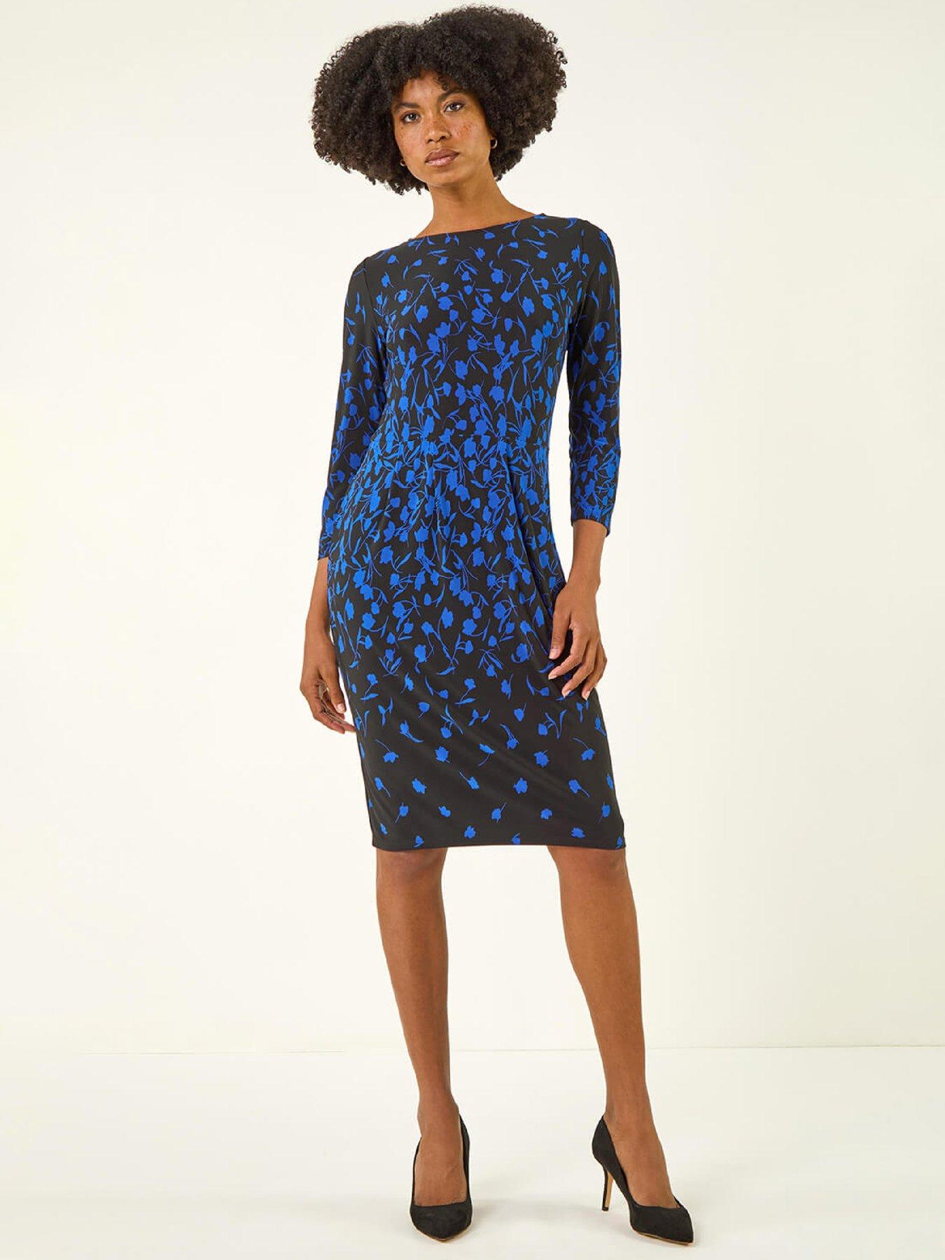 roman-floral-pleat-pocket-front-stretch-dressback