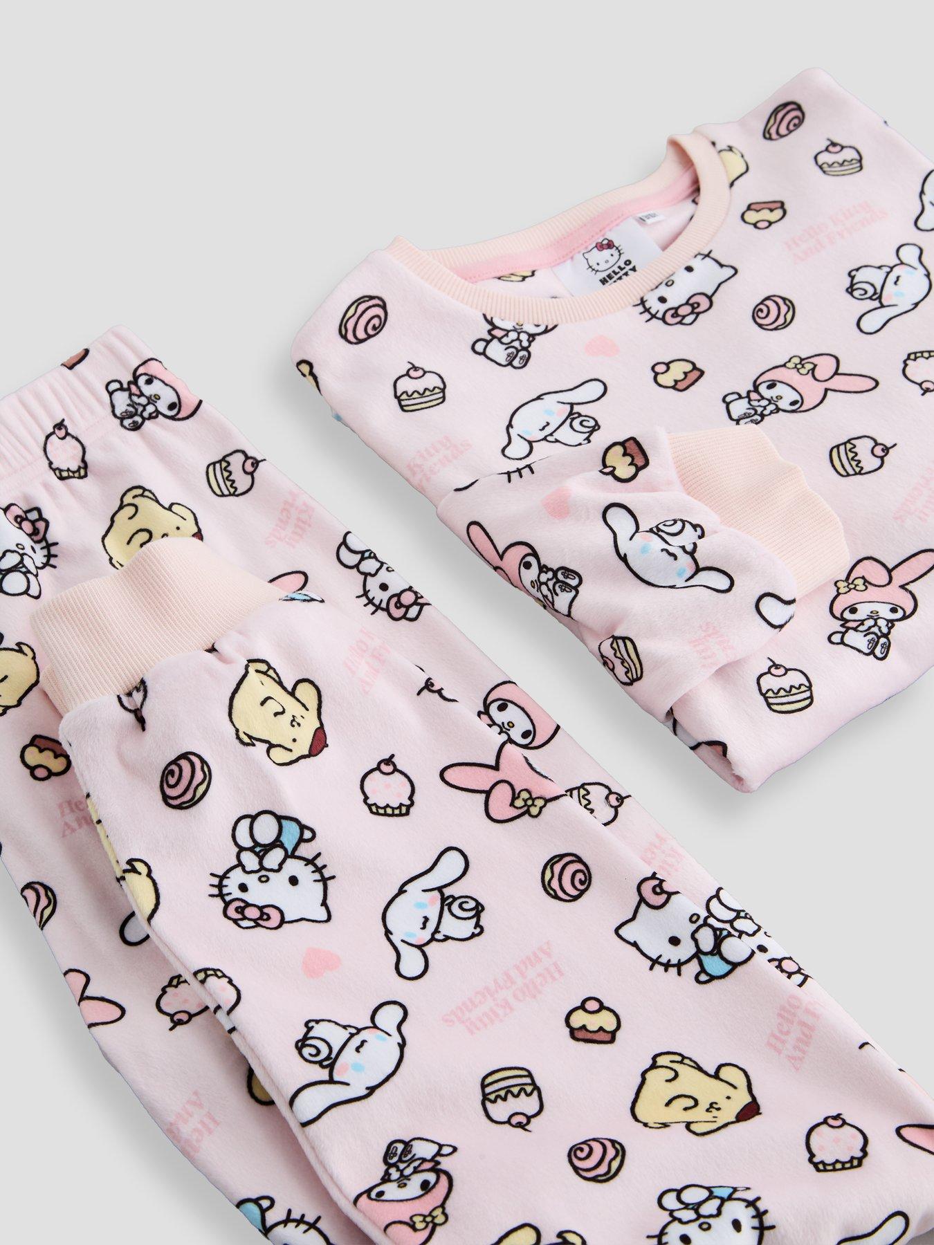 Image 3 of 5 of The Very Collection Hello Kitty and Friends Fleece Pyjama Set - Pink