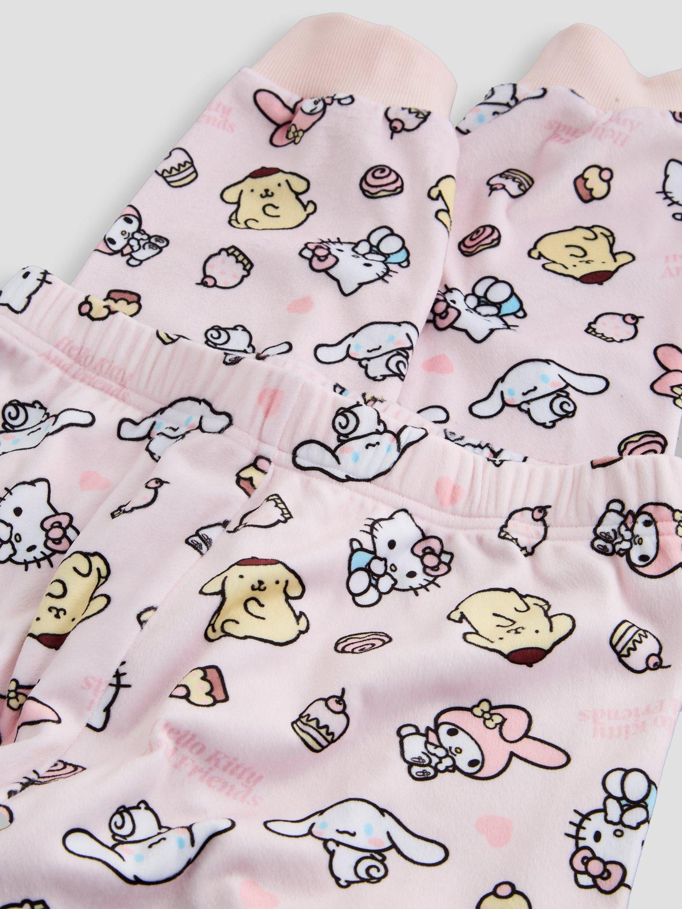 Image 5 of 5 of The Very Collection Hello Kitty and Friends Fleece Pyjama Set - Pink
