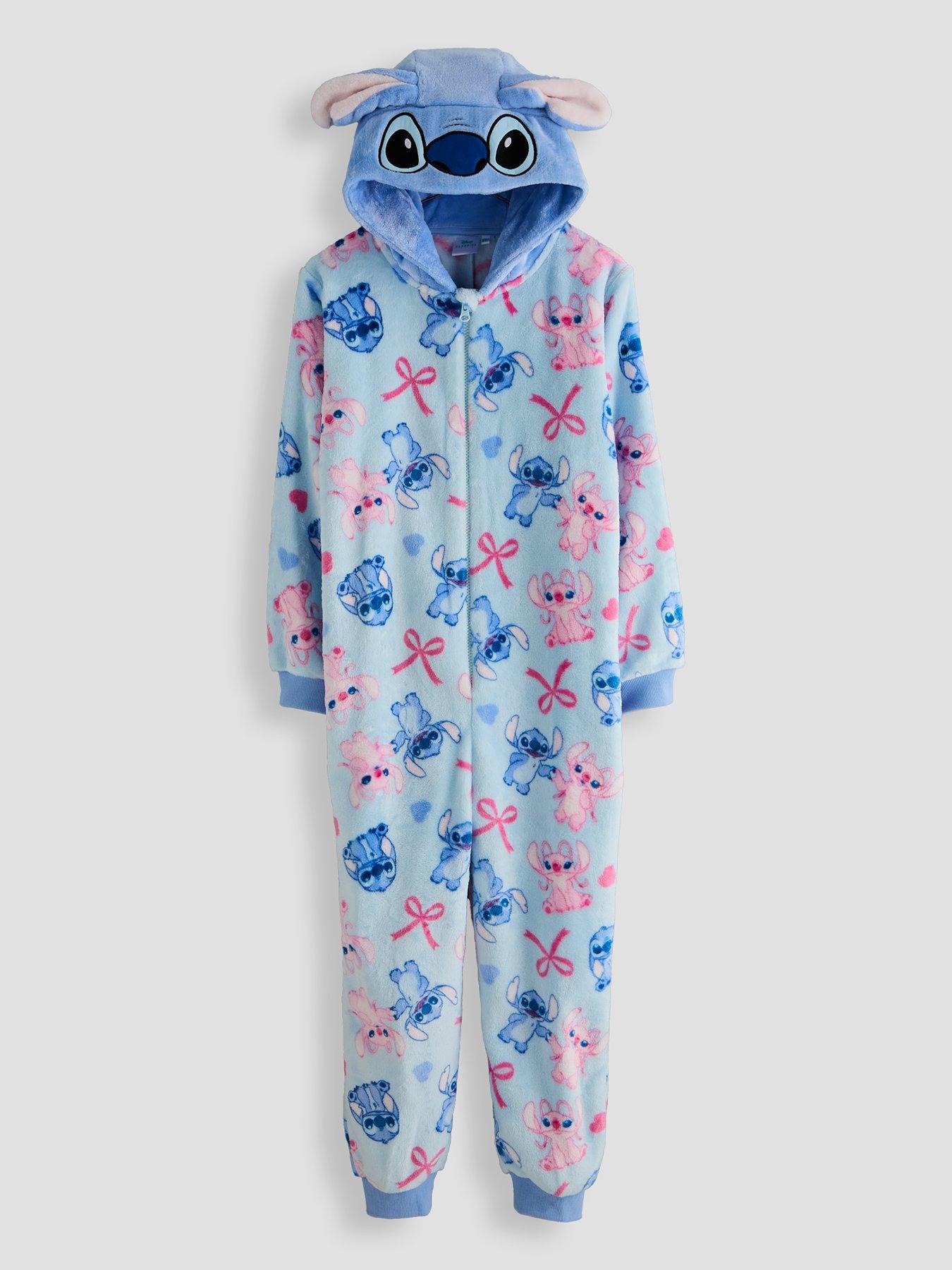 The Very Collection Lilo and Stitch Fleece All-in-One Sleepsuit - Blue