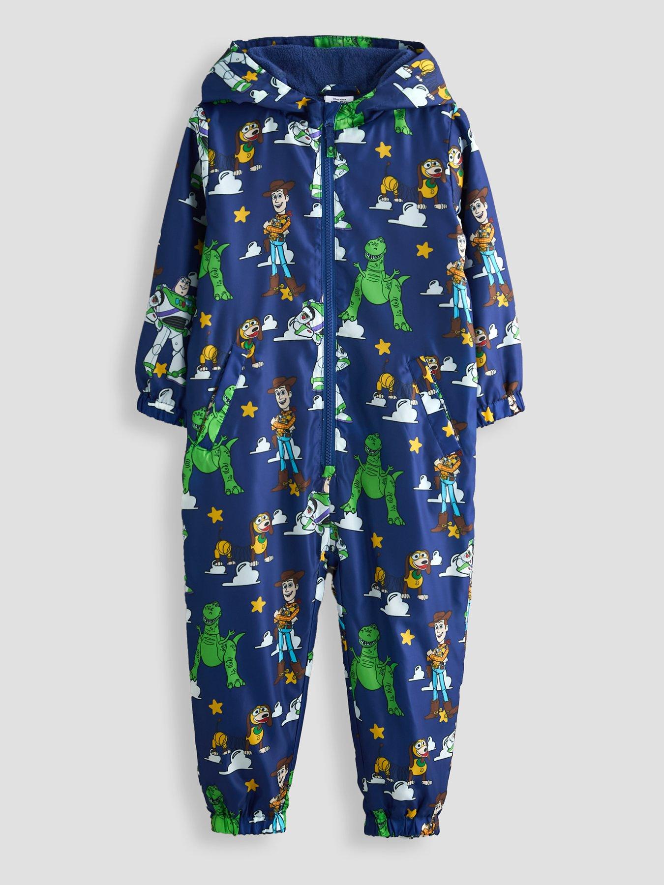 Image 1 of 5 of The Very Collection Toy Story Fleece Lined Puddlesuit