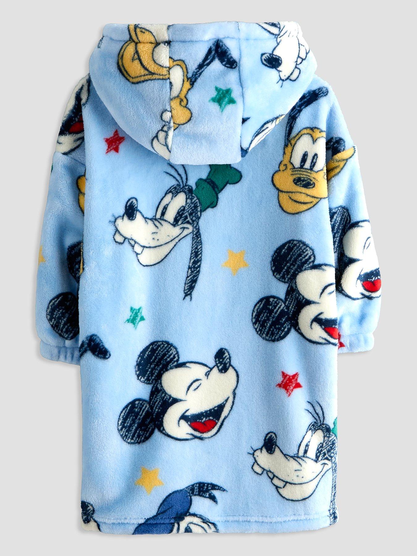 Image 2 of 5 of The Very Collection Disney Mickey Mouse &amp; Friends Hooded Blanket - Blue