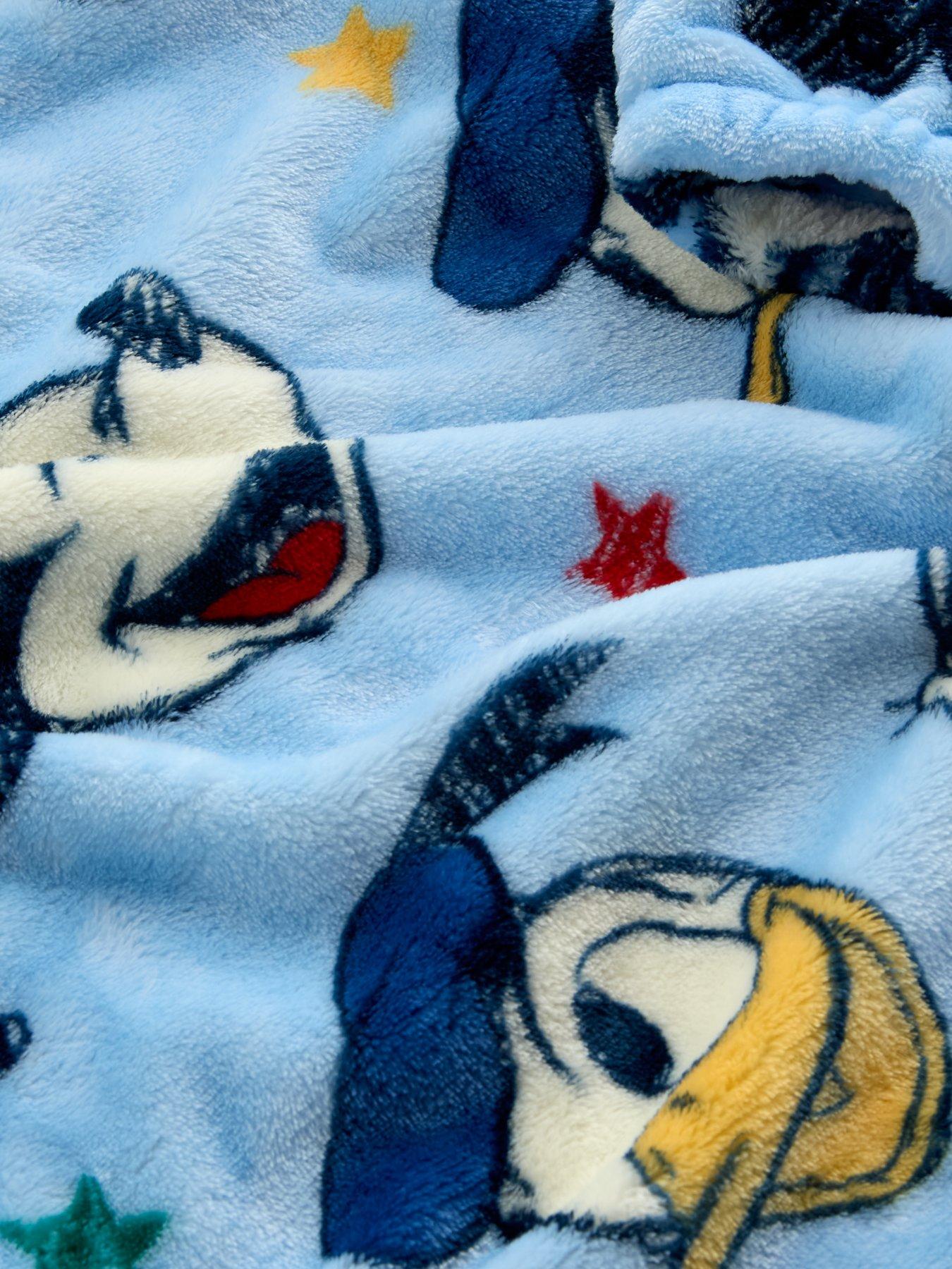Image 5 of 5 of The Very Collection Disney Mickey Mouse &amp; Friends Hooded Blanket - Blue