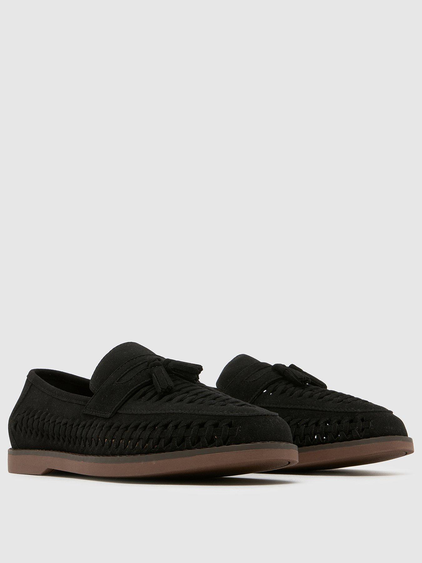 schuh-robbie-woven-loafer-blackstillFront