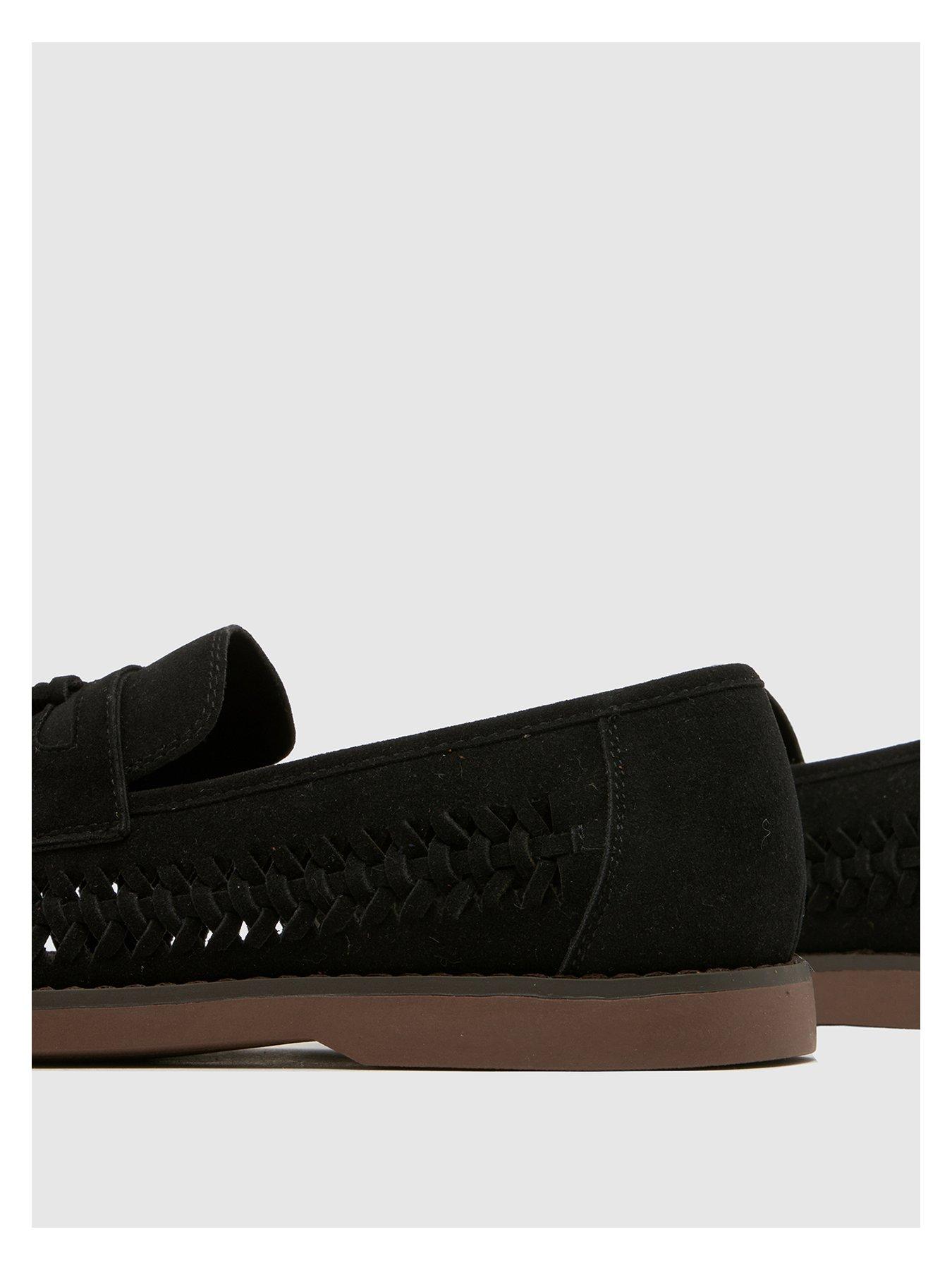 schuh-robbie-woven-loafer-blackoutfit