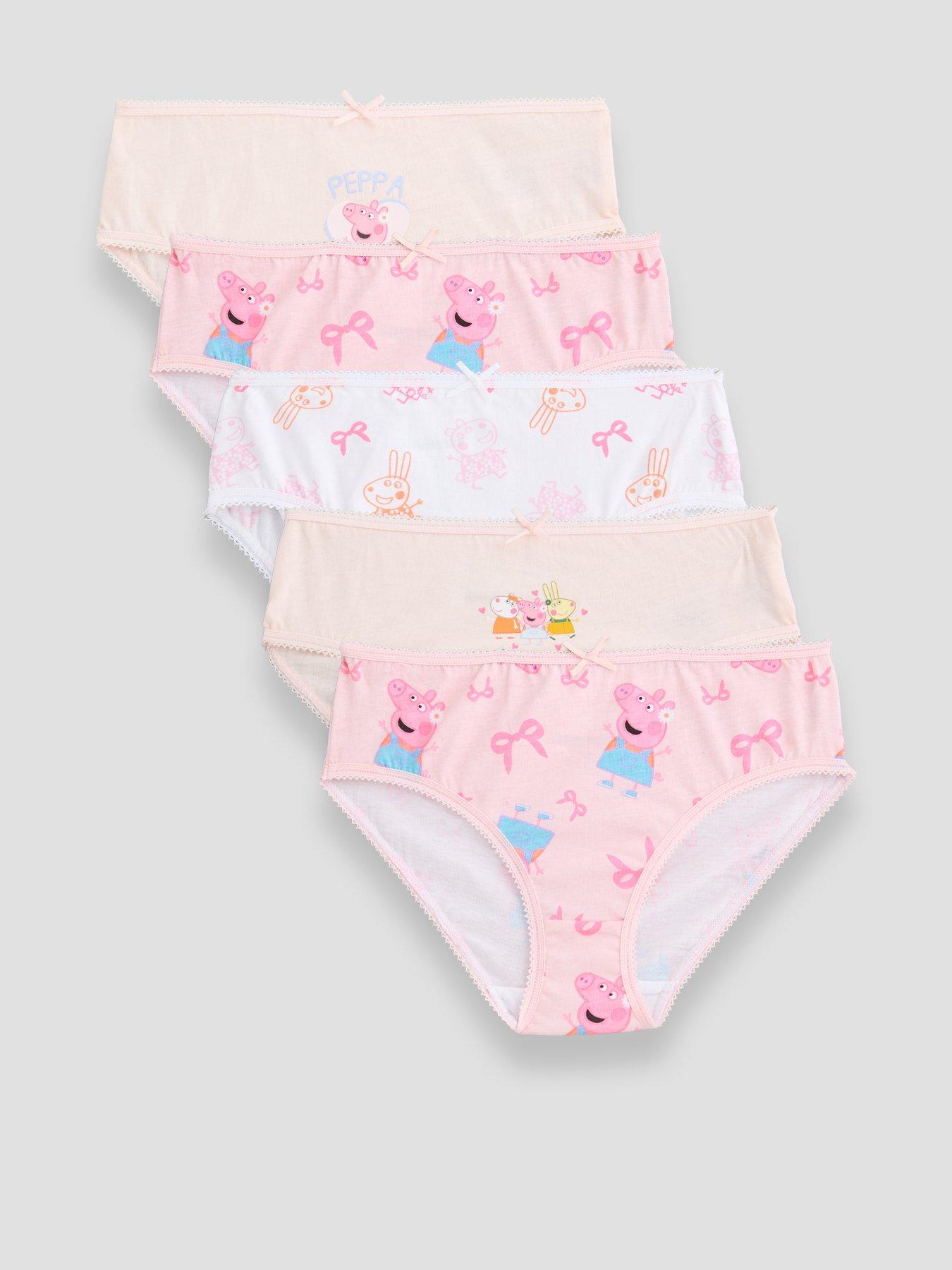 Image 1 of 5 of The Very Collection 5-Pack Briefs - Pink