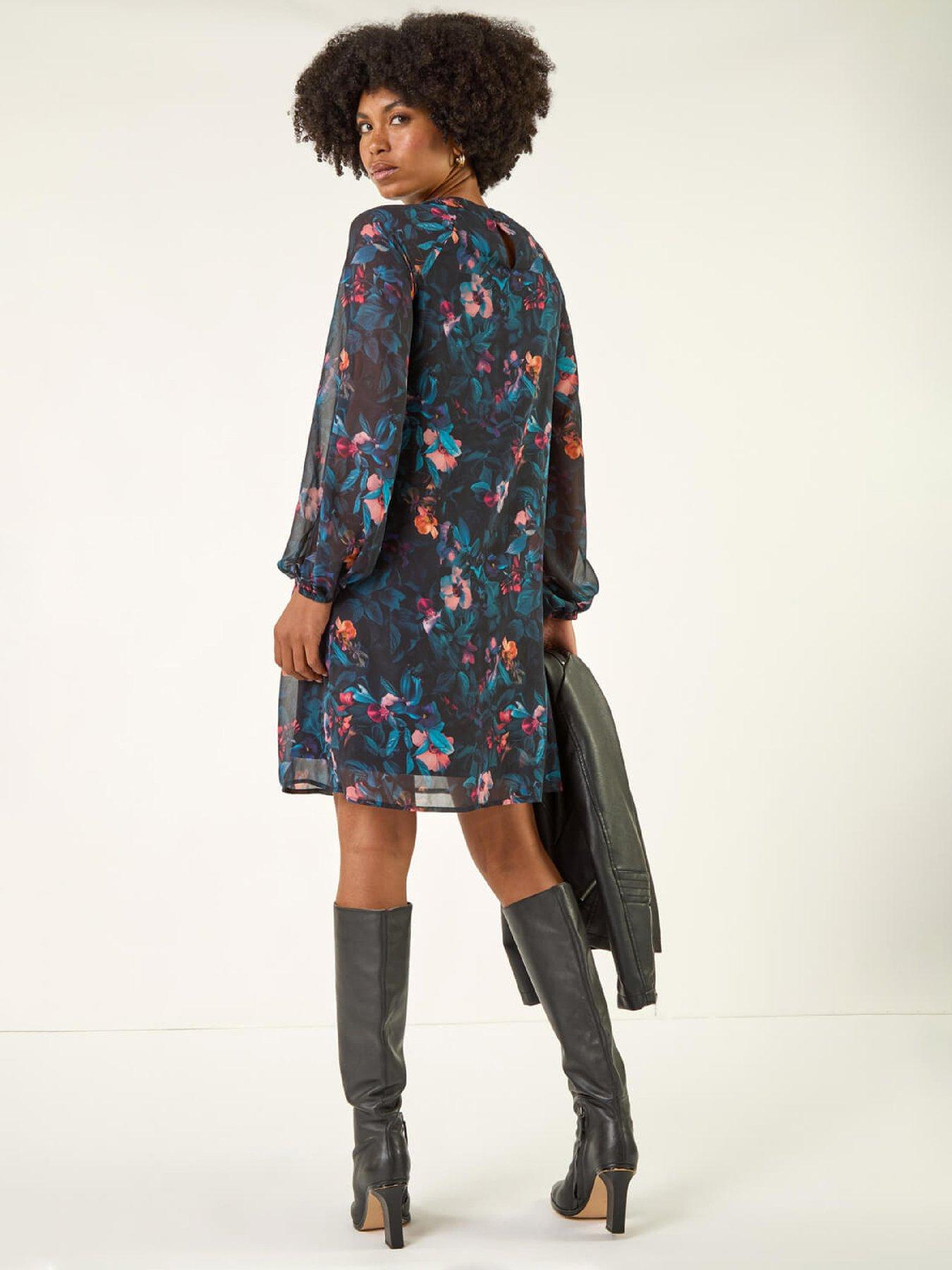 roman-floral-print-swing-dressstillFront