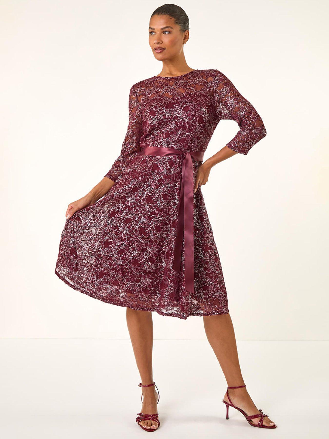roman-metallic-lace-stretch-dressback