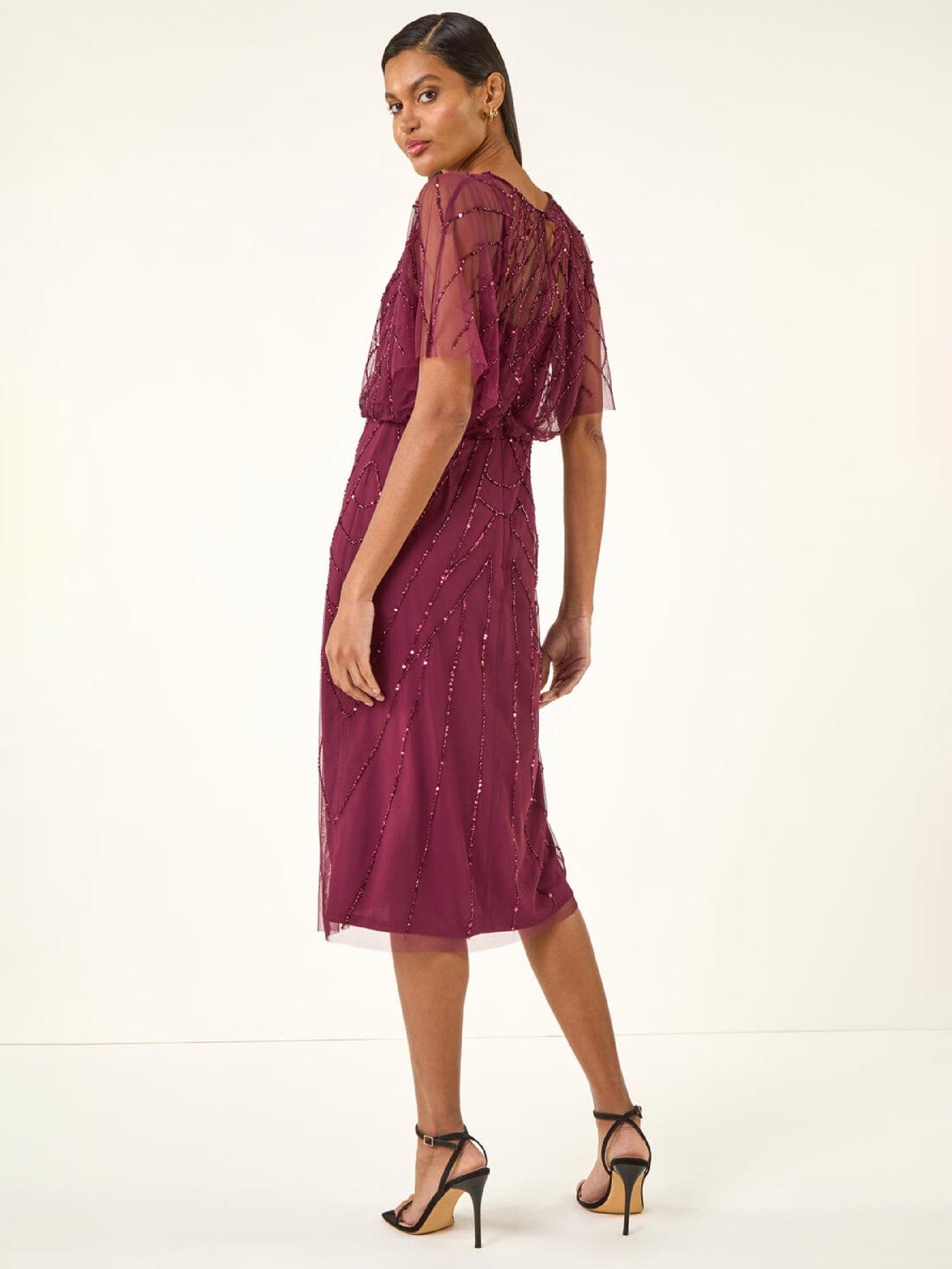 roman-embellished-v-neck-midi-dressstillFront
