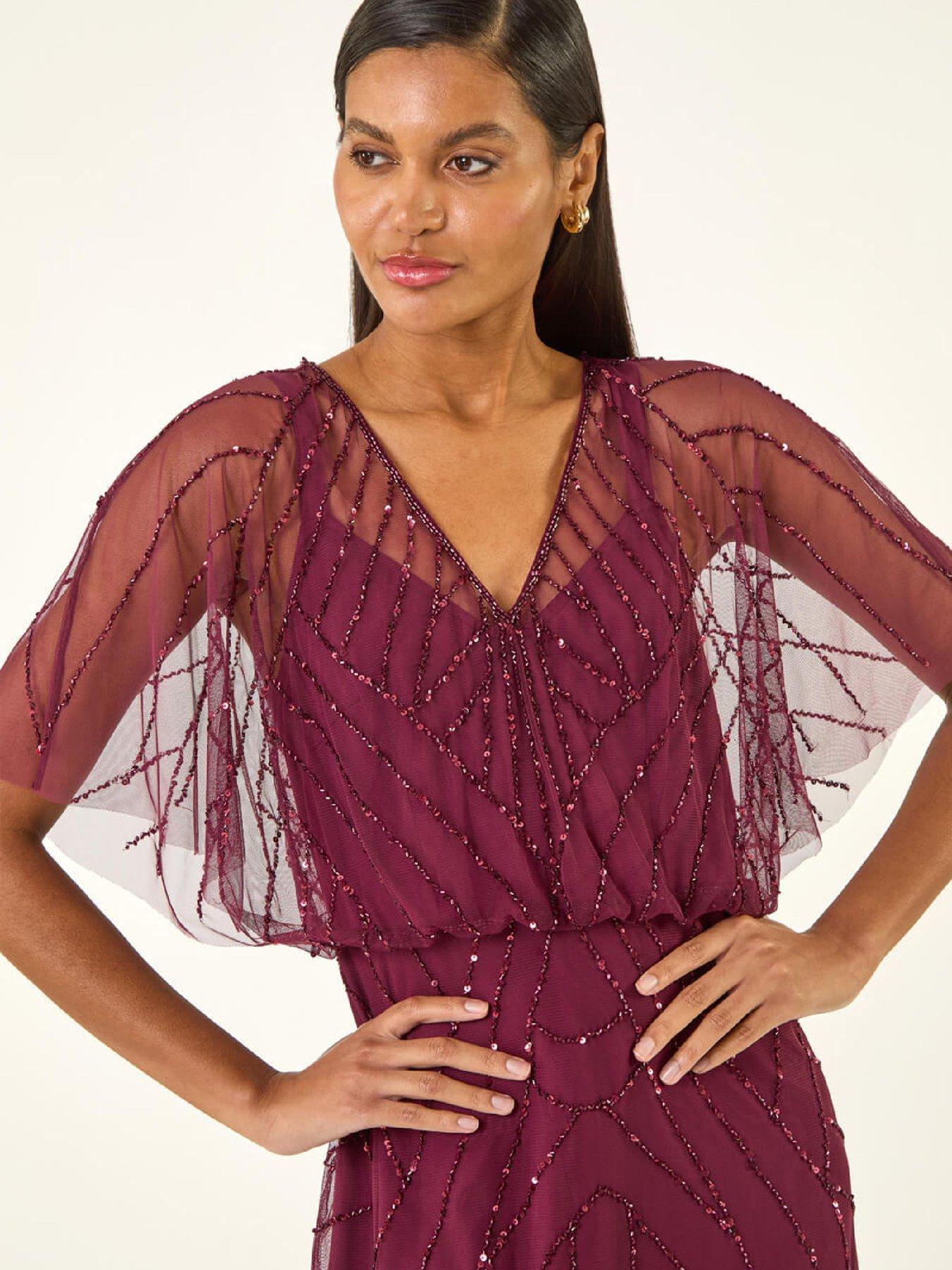 roman-embellished-v-neck-midi-dressoutfit