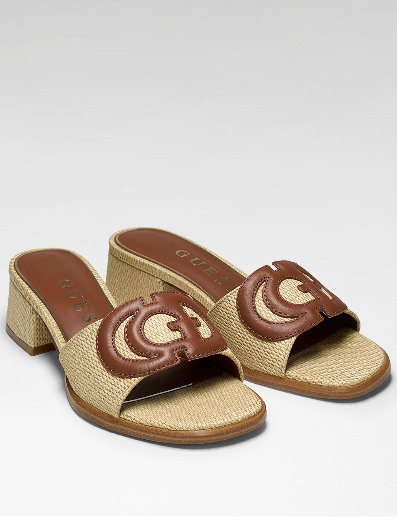 Guess Cerinna2 Heeled Sandal - Brown
