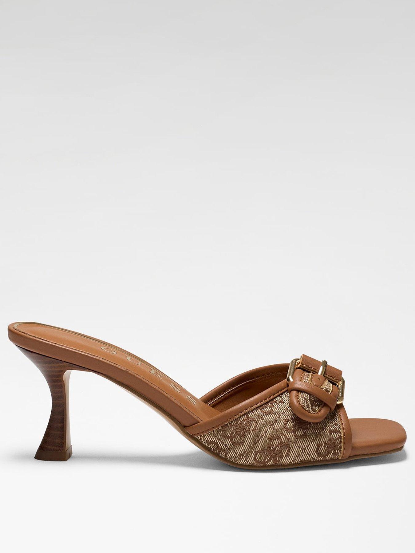 Image 2 of 4 of Guess Dista2 Slip On Heeled Sandal