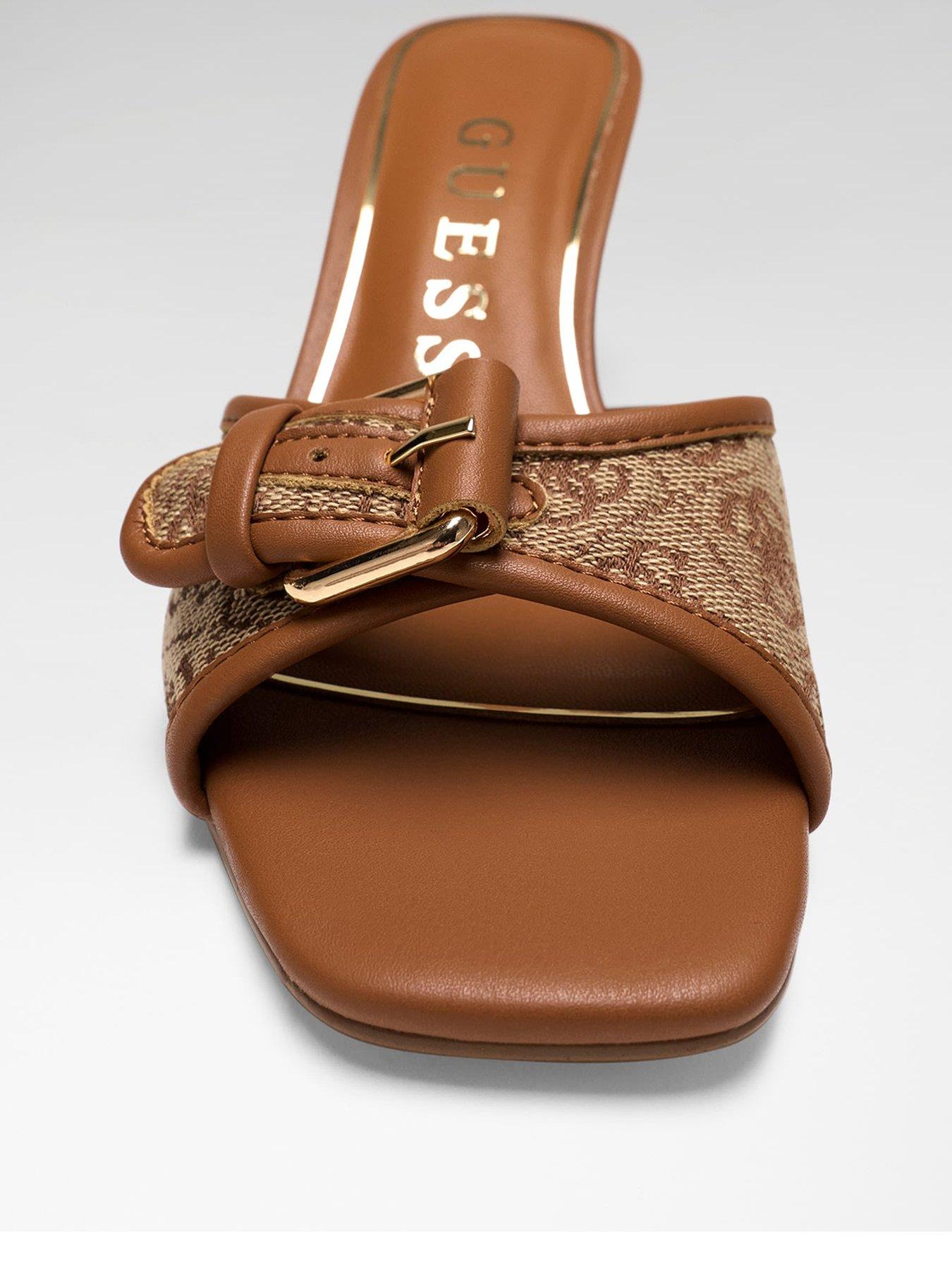 Image 3 of 4 of Guess Dista2 Slip On Heeled Sandal