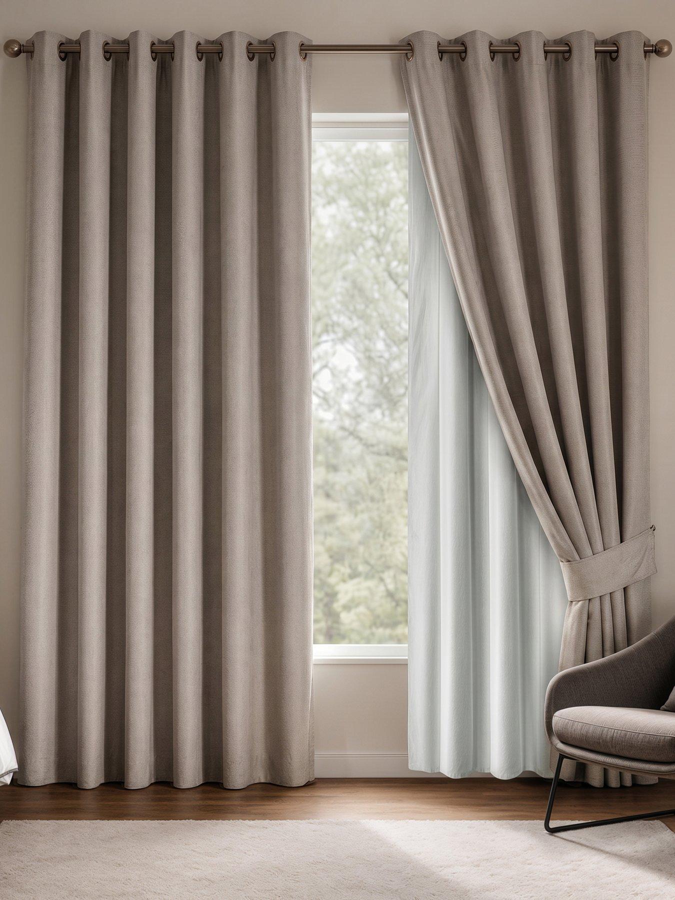 The Very Collection Quilted Thermal Curtain Linings 66x51 Eyelet