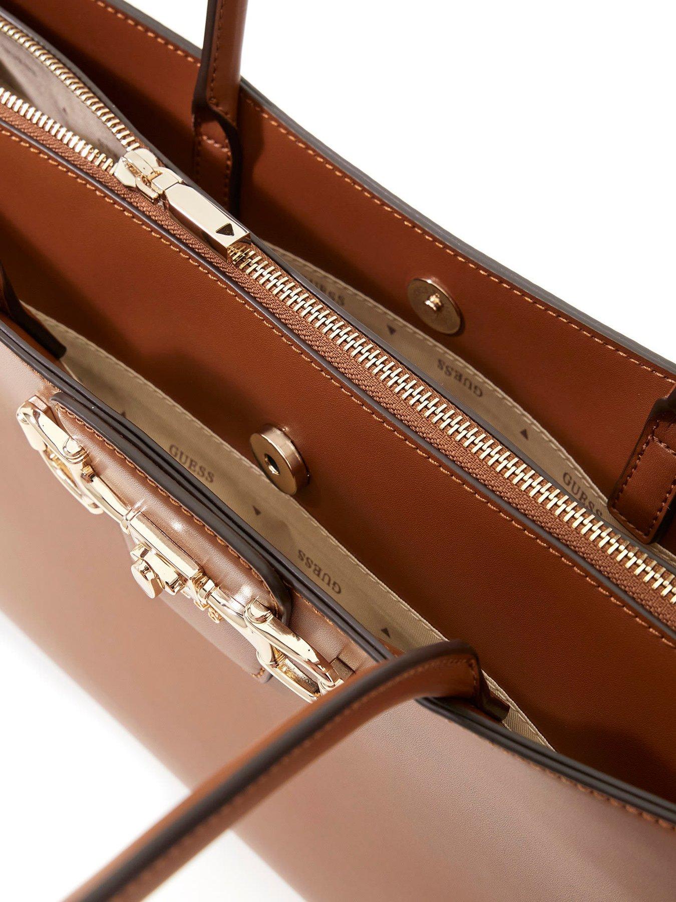 Image 4 of 4 of Guess Janie Girlfriend Carryall - Brown