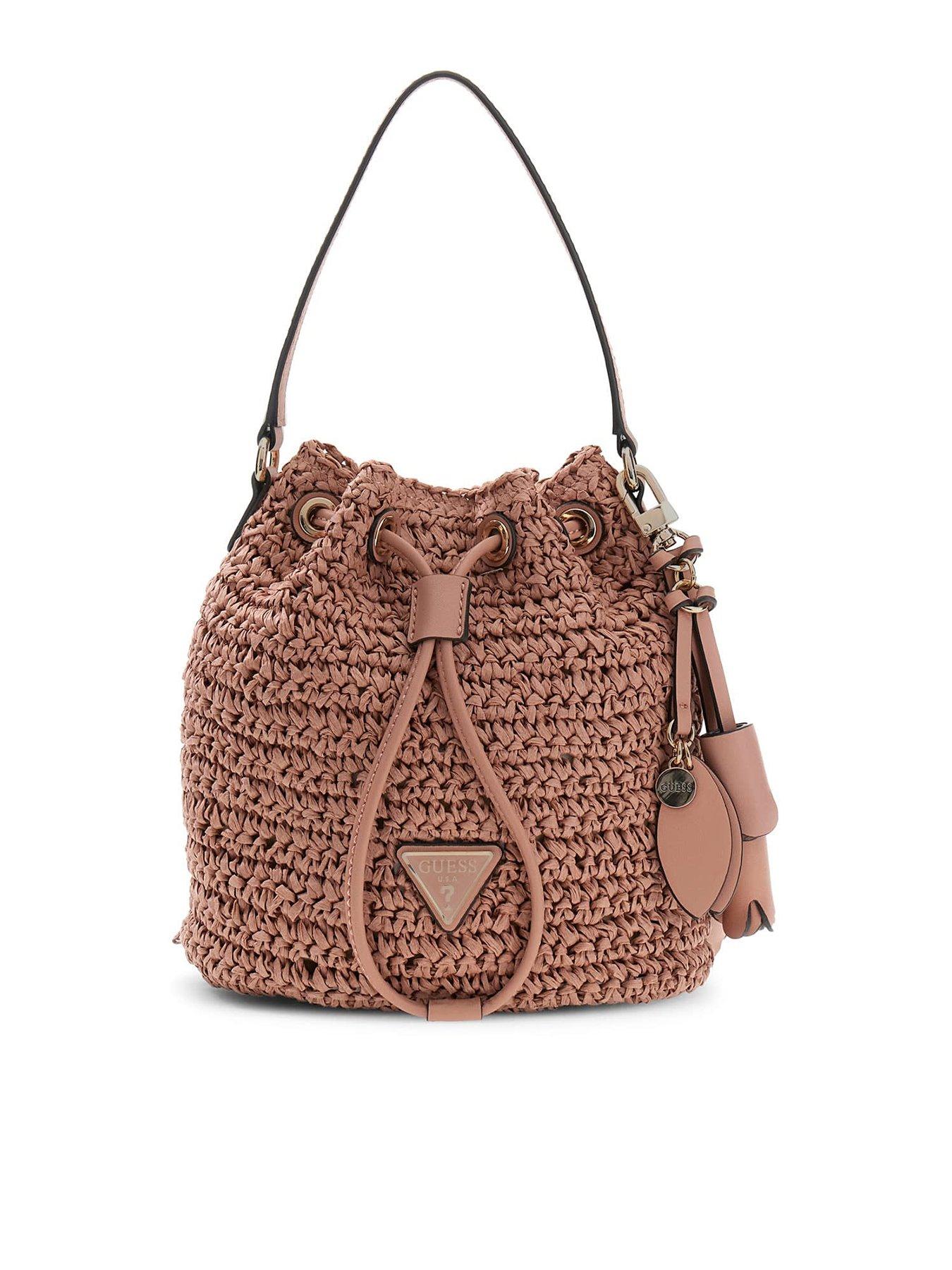 Guess Ofelia Top Handle Bucket - Pink