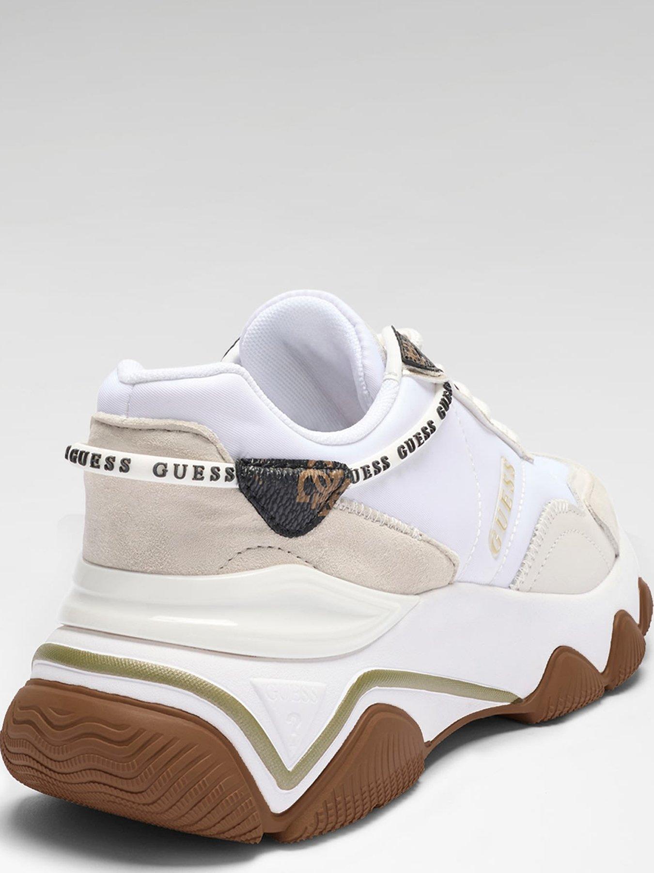 Image 4 of 5 of Guess Micola Chunky Trainer - White
