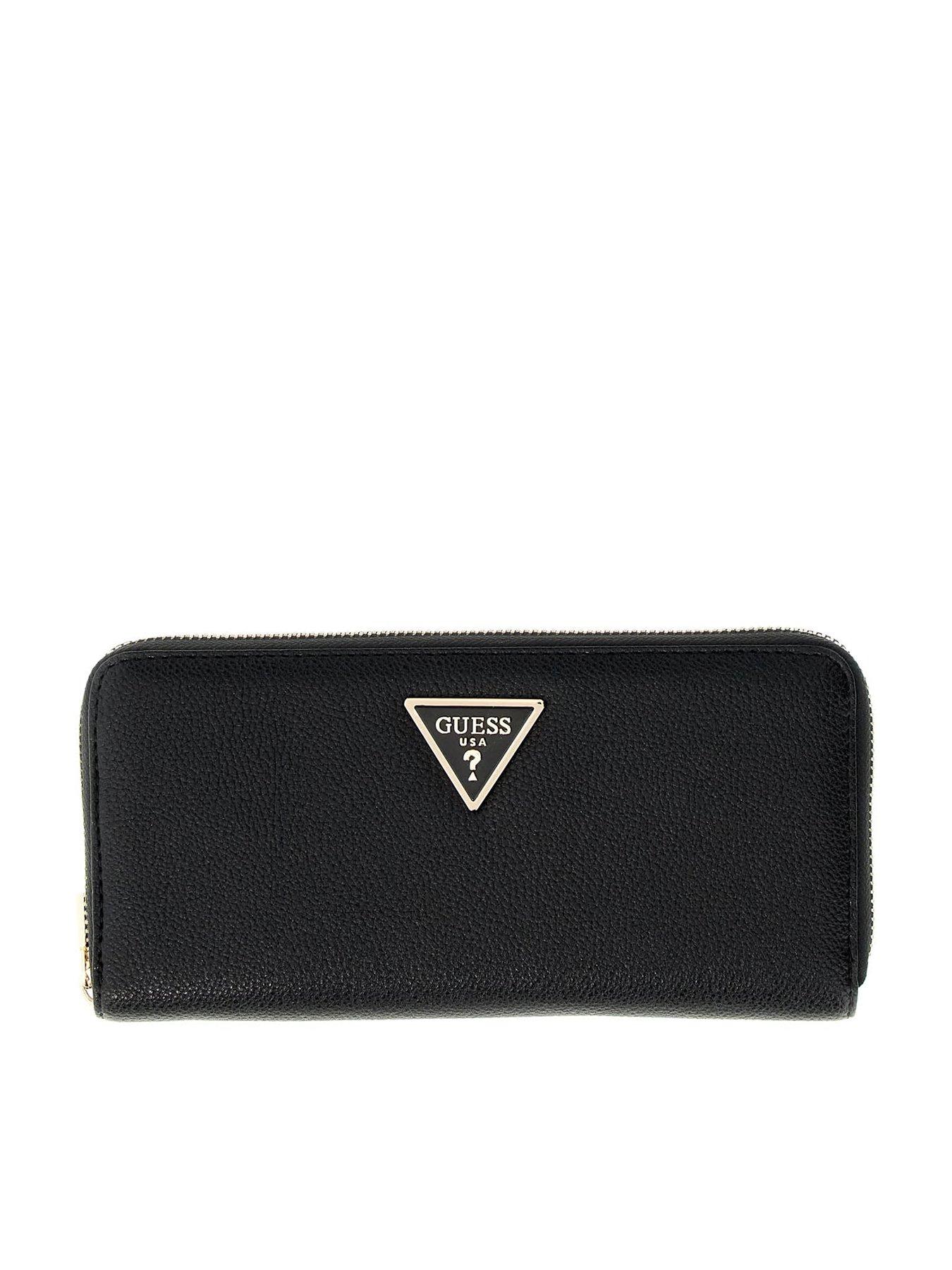 Guess Laurel II Slg Large Zip Around Purse - Black