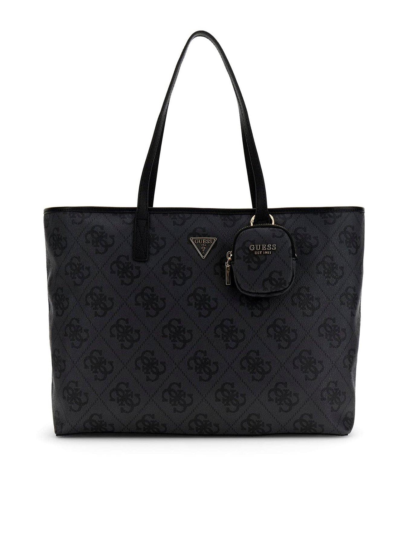 Guess Power Play II Large Tech Tote - Black