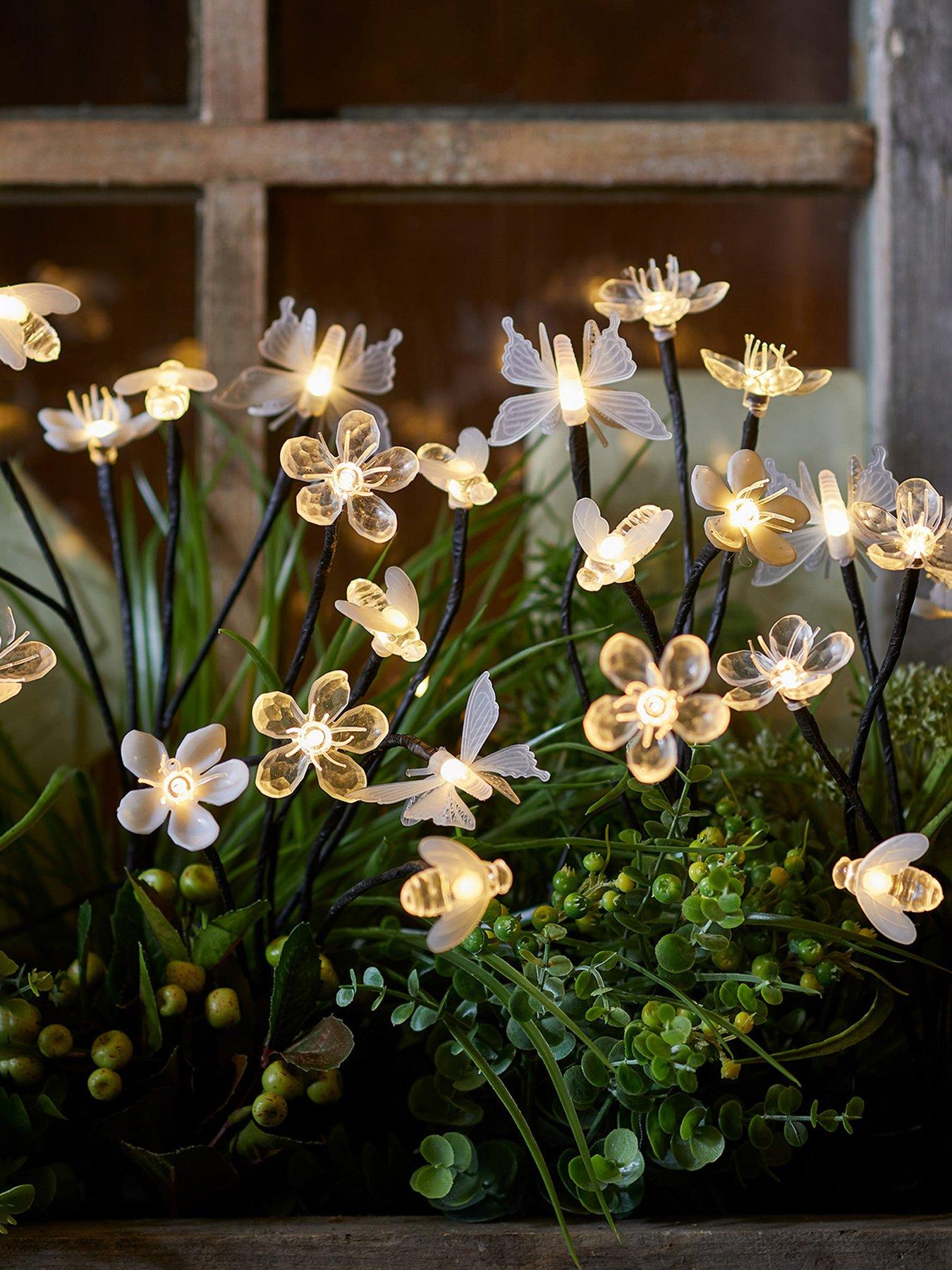 lights4fun-warm-white-solar-flowerbeebutterfly-stakesfront