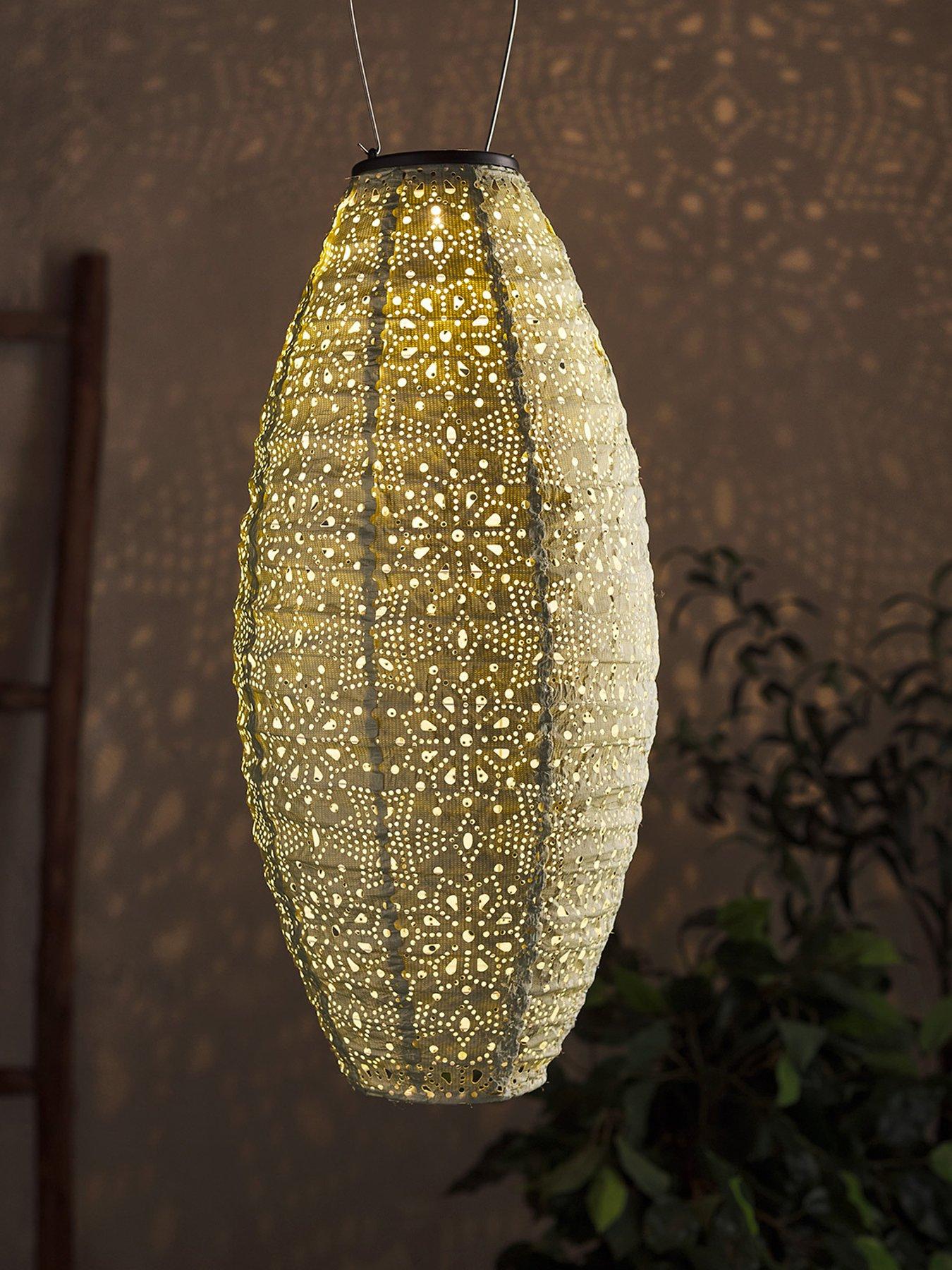 lights4fun-tyvek-green-moroccan-hanging-solar-lanternfront