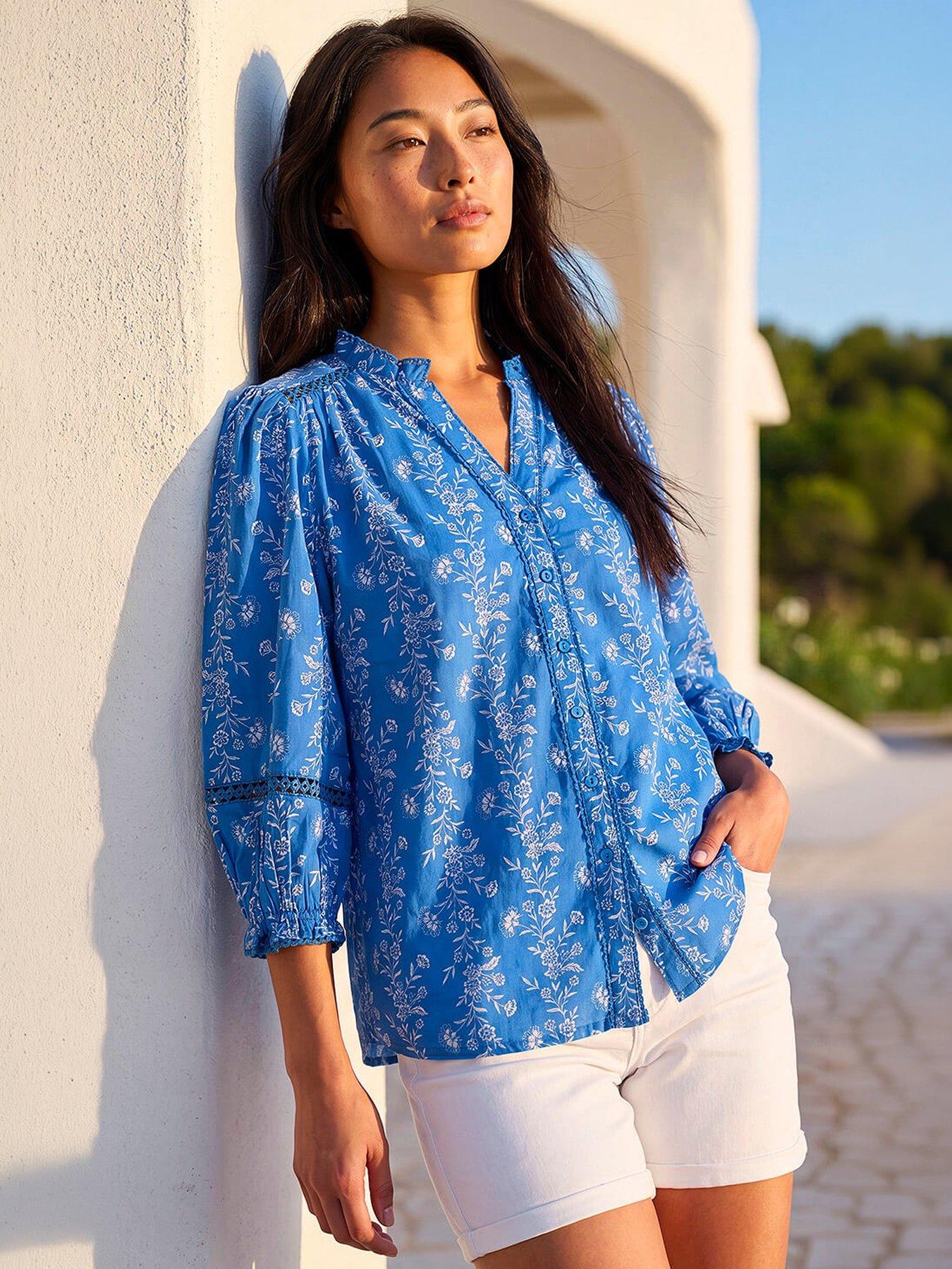 roman-petite-floral-buttoned-blouse