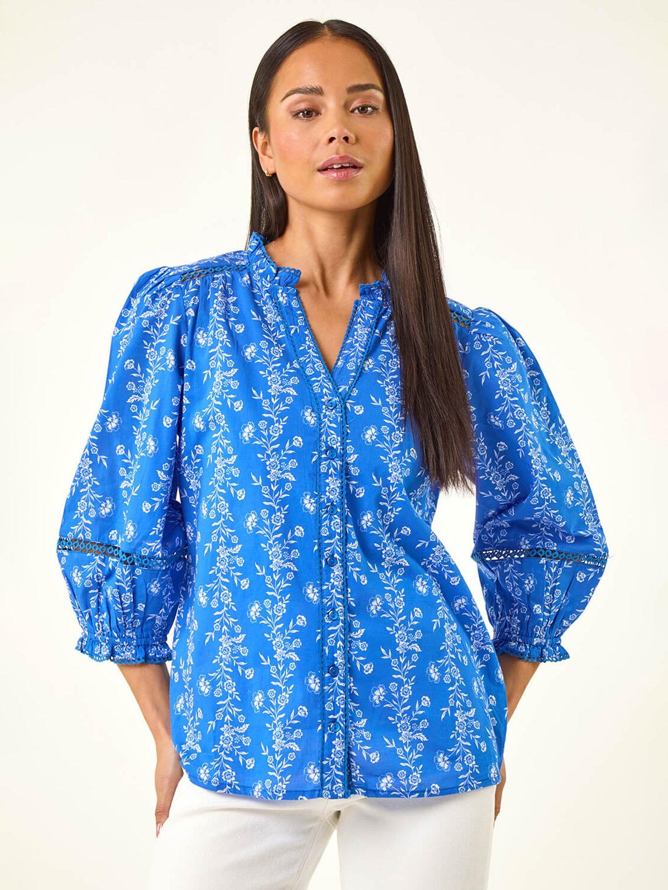 roman-petite-floral-buttoned-blousefront