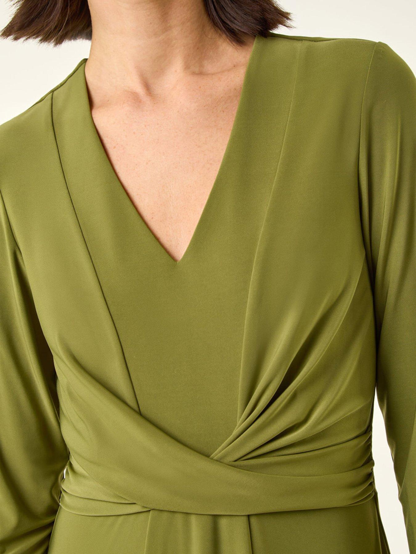 roman-stretch-crossover-midi-dressdetail