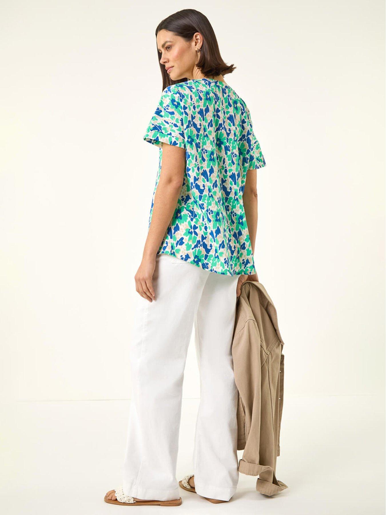 roman-abstract-print-stretch-tunic-topstillFront