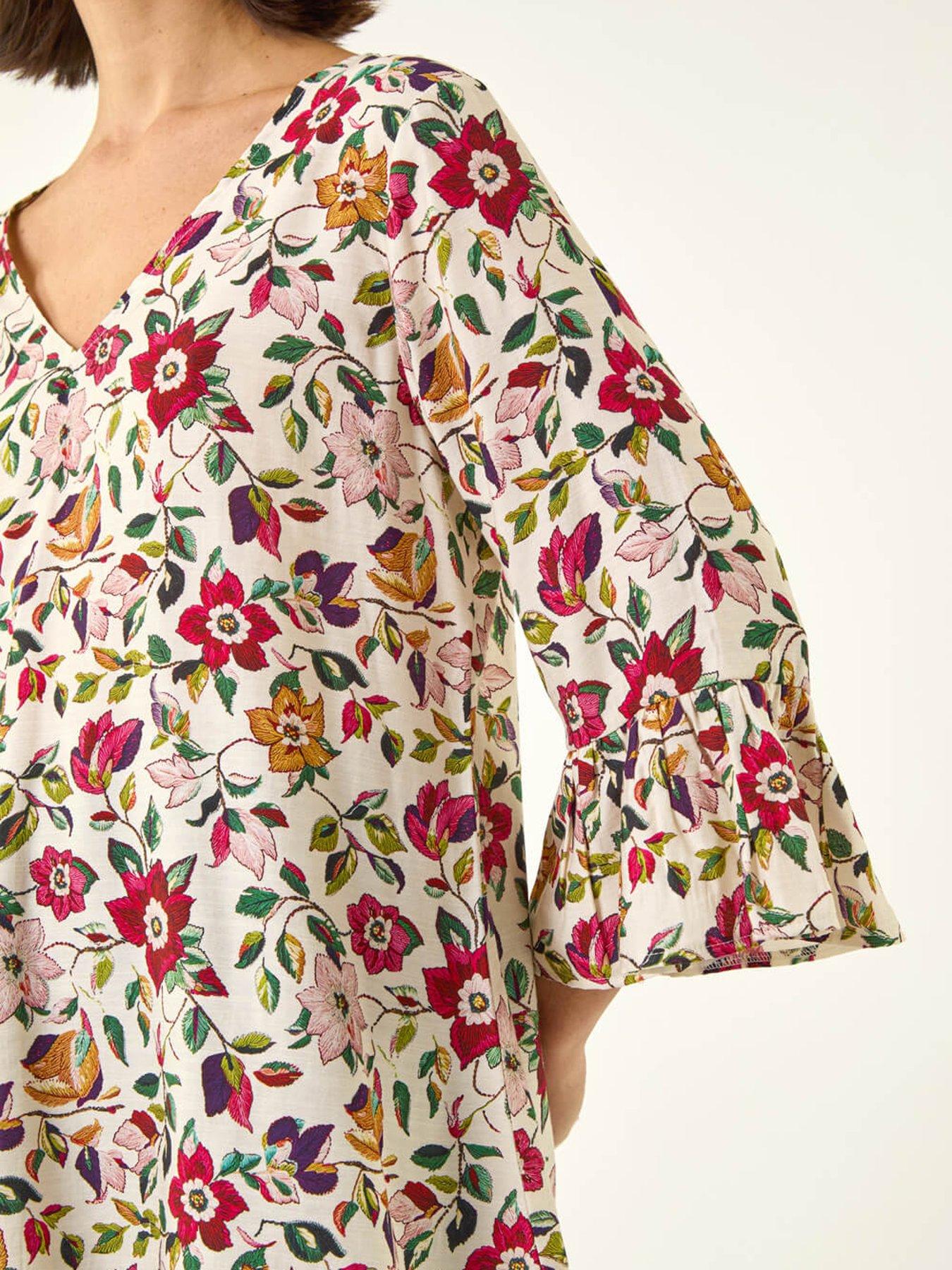 roman-floral-print-flare-sleeve-topdetail