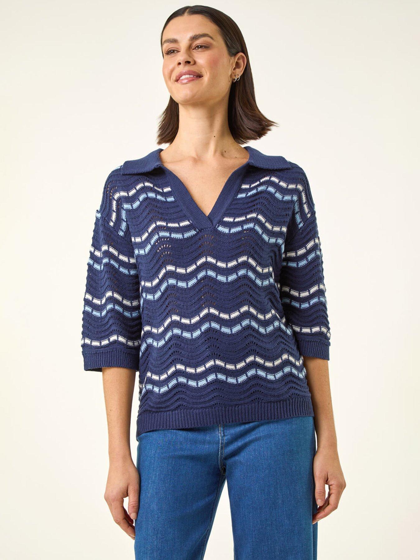 roman-stripe-wave-knit-polo-topfront