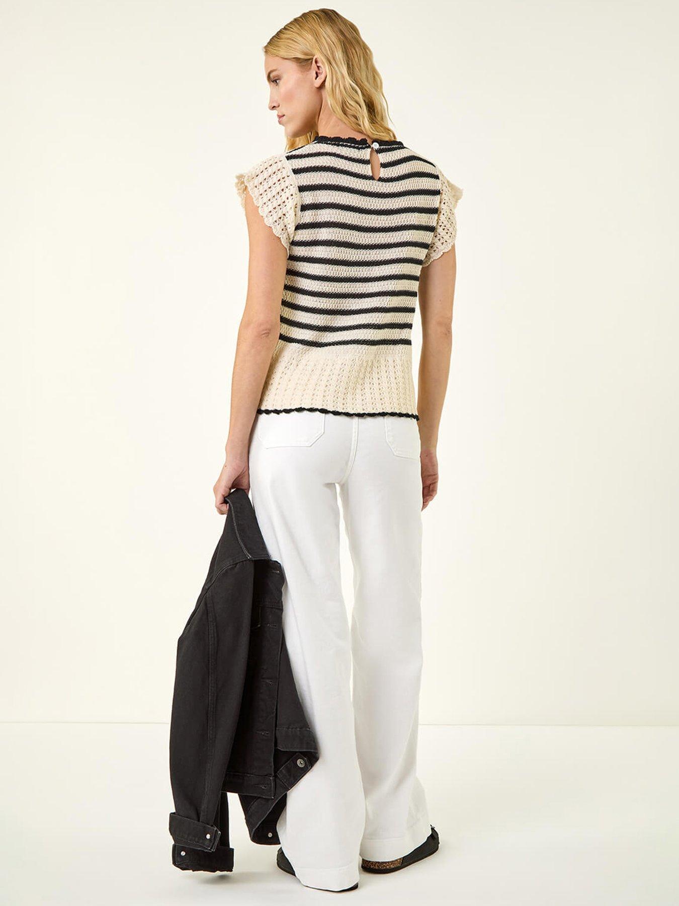 roman-stripe-knitted-topstillFront