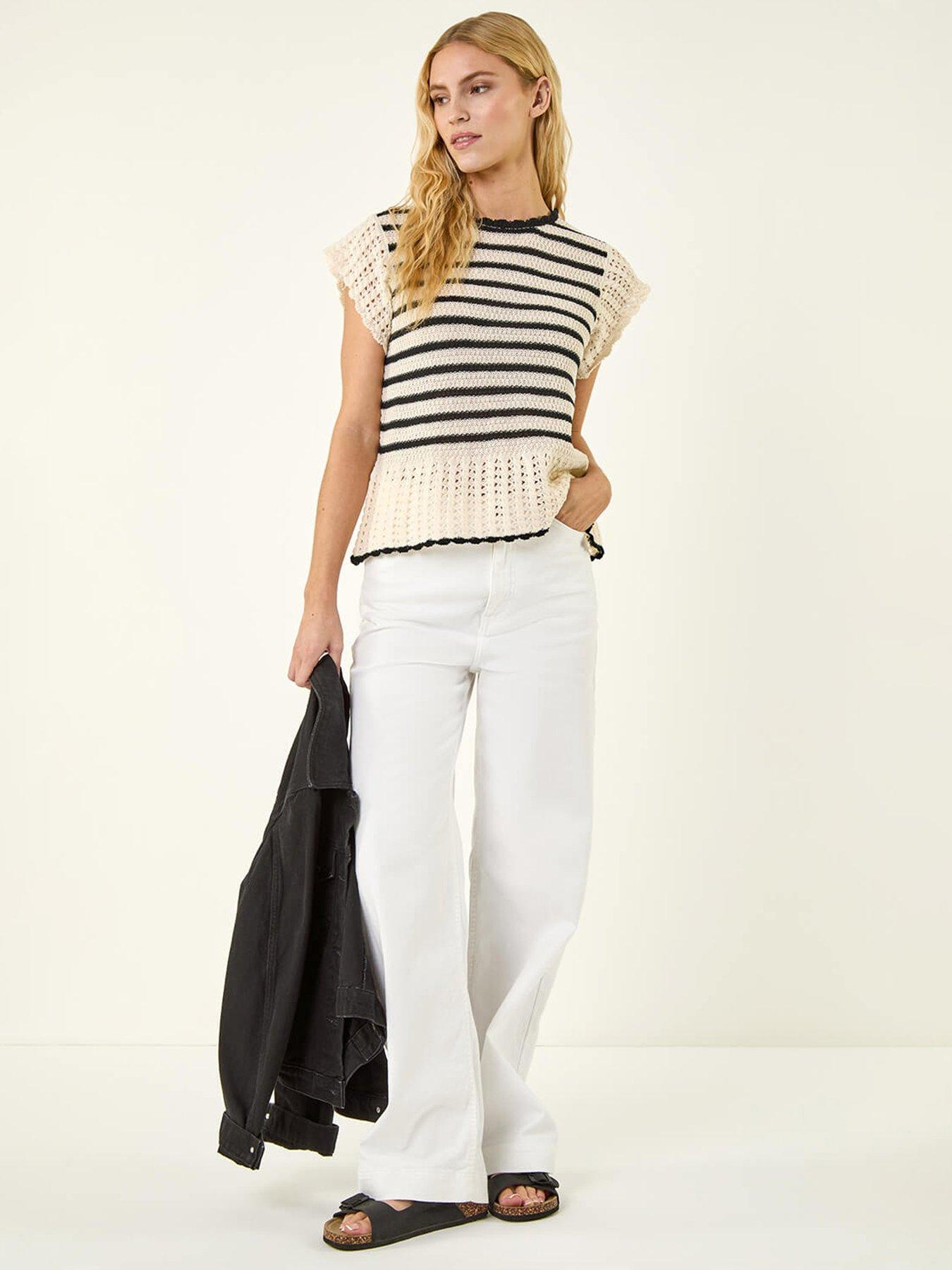 roman-stripe-knitted-topback