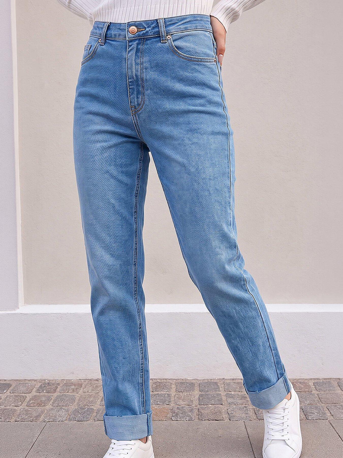 Roman Petite Turn Up Pocket Jeans