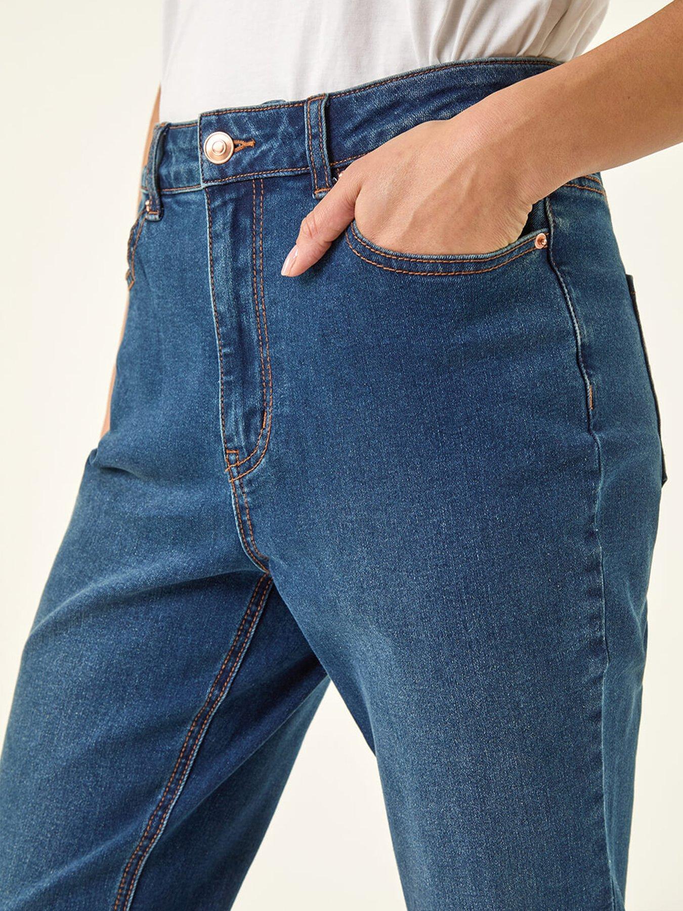 Image 5 of 5 of Roman Petite Turn Up Pocket Jeans
