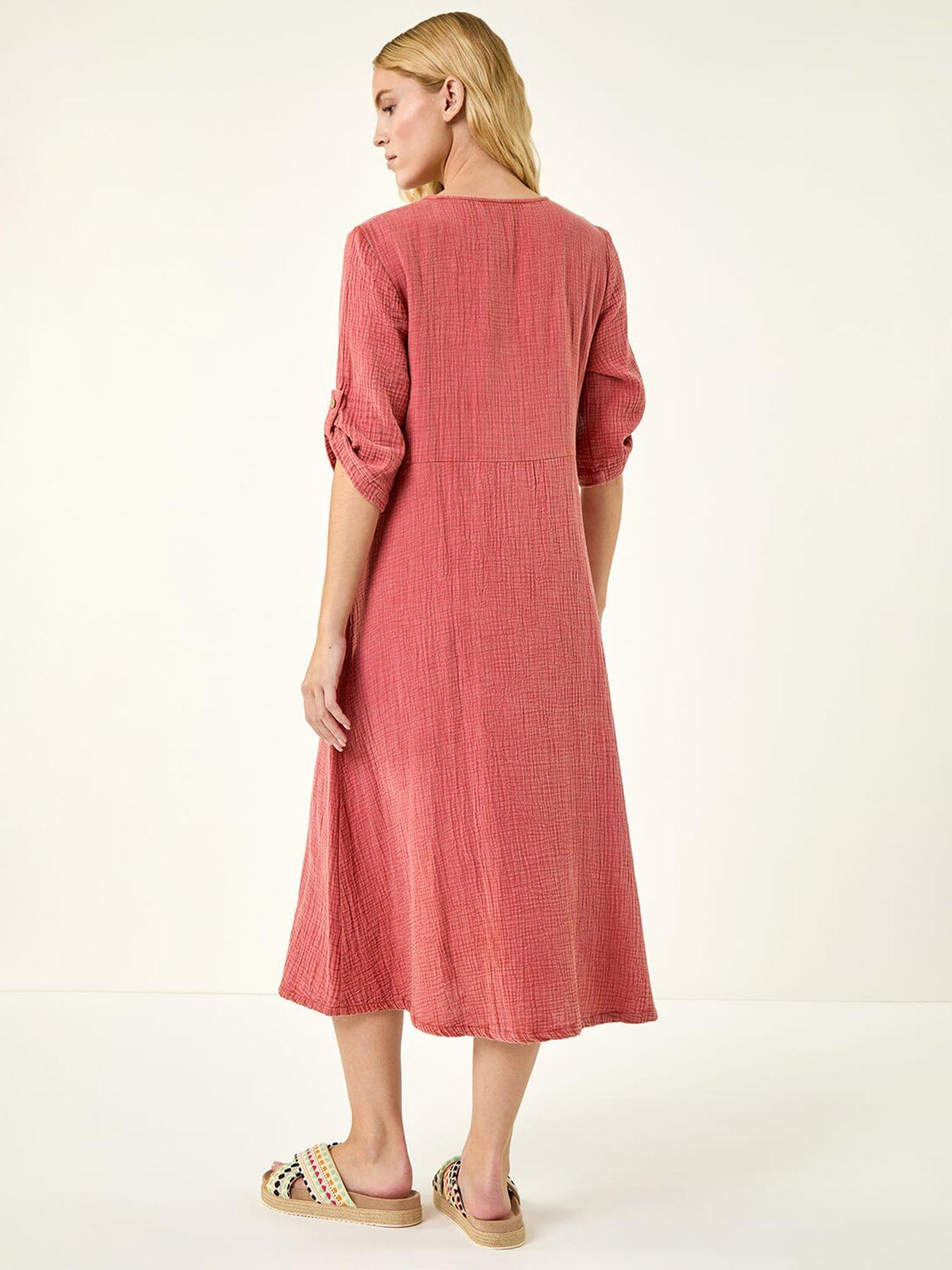 roman-textured-a-line-midi-dressstillFront