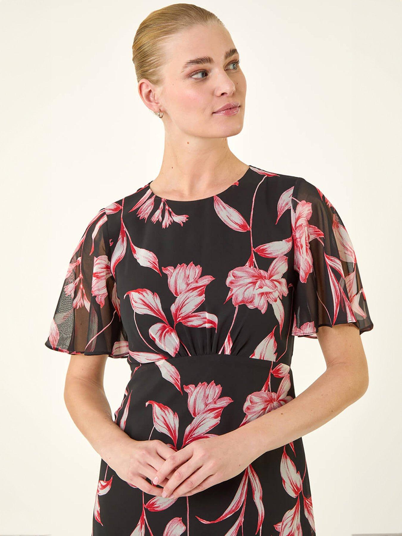 roman-floral-flutter-sleeve-dressback