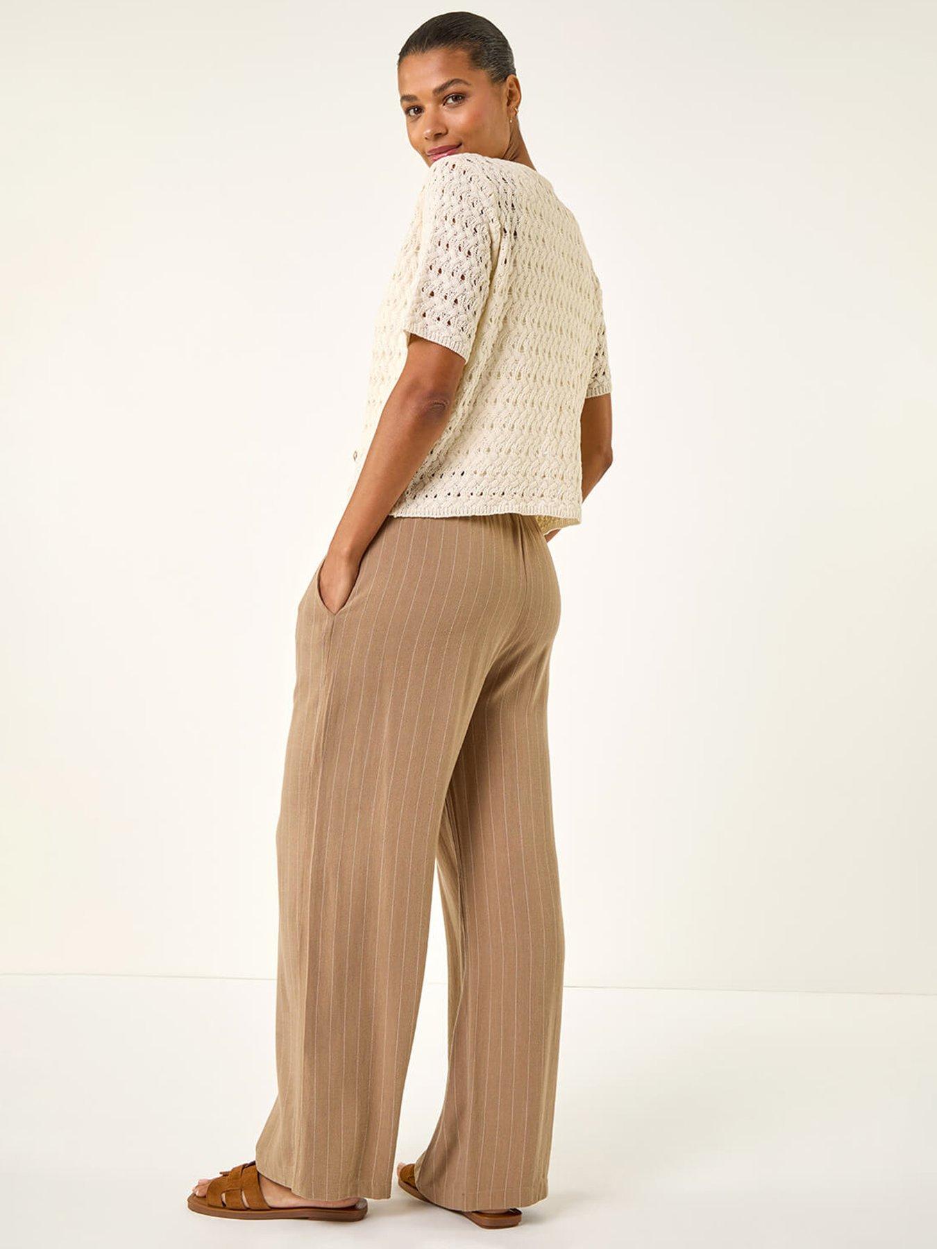 roman-pointelle-v-neck-knit-cardiganstillFront