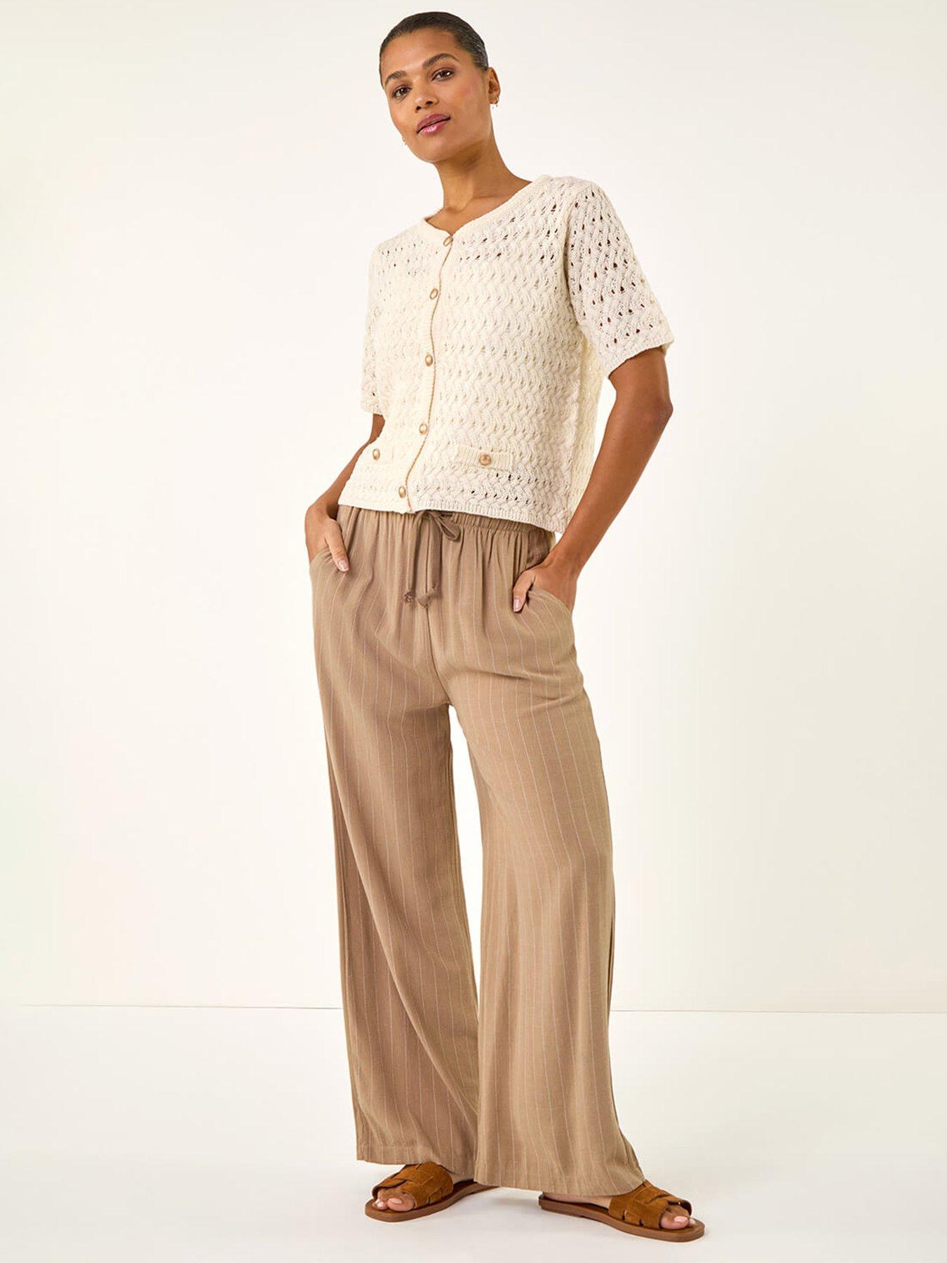 roman-pointelle-v-neck-knit-cardiganback