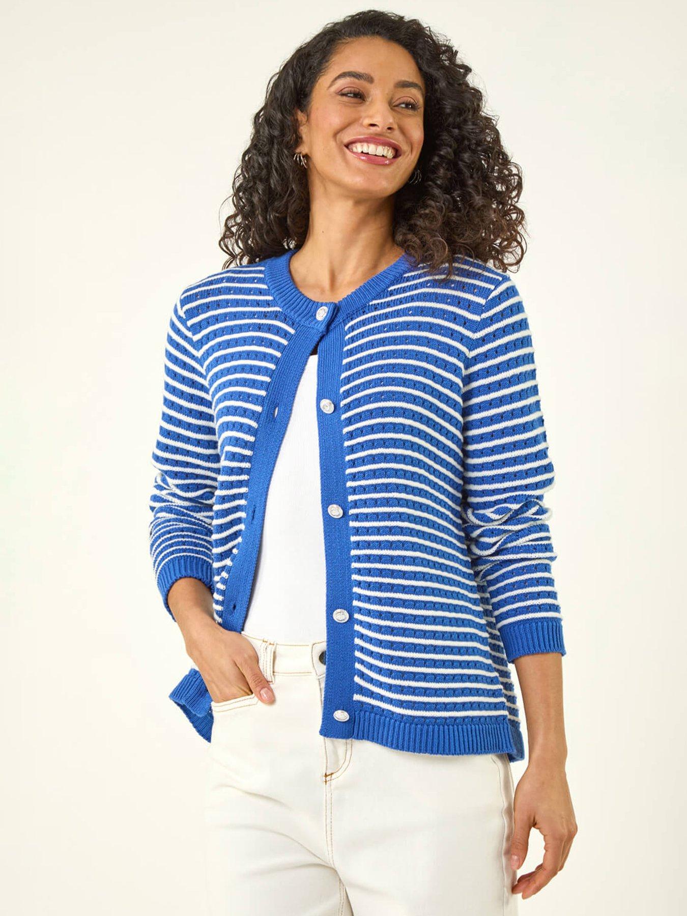 roman-dusk-stripe-button-knit-cardiganfront