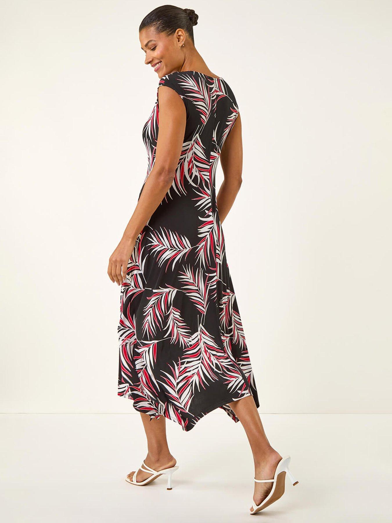 roman-leaf-print-stretch-maxi-dressstillFront