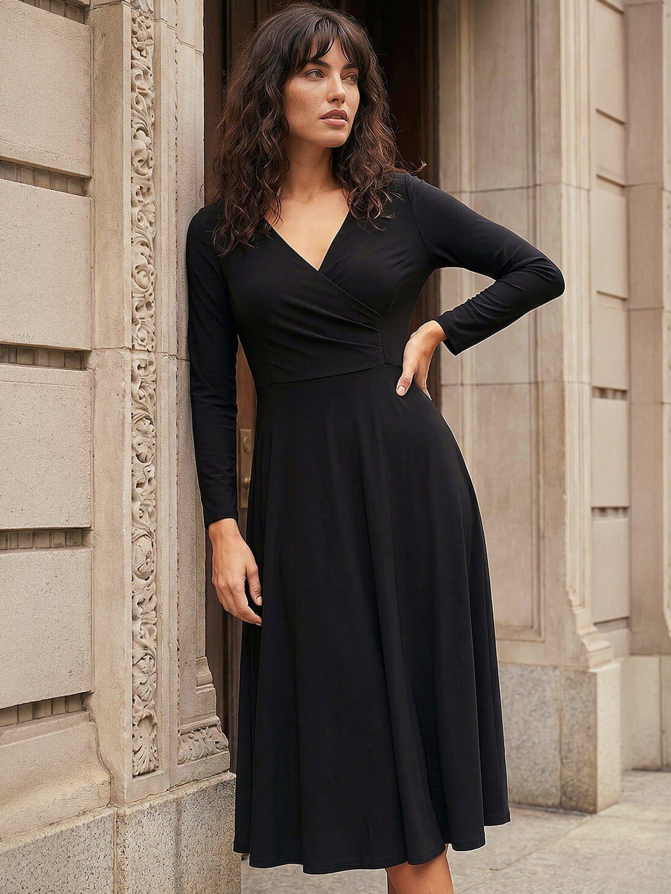 roman-wrap-bodice-tie-waist-midi-dress