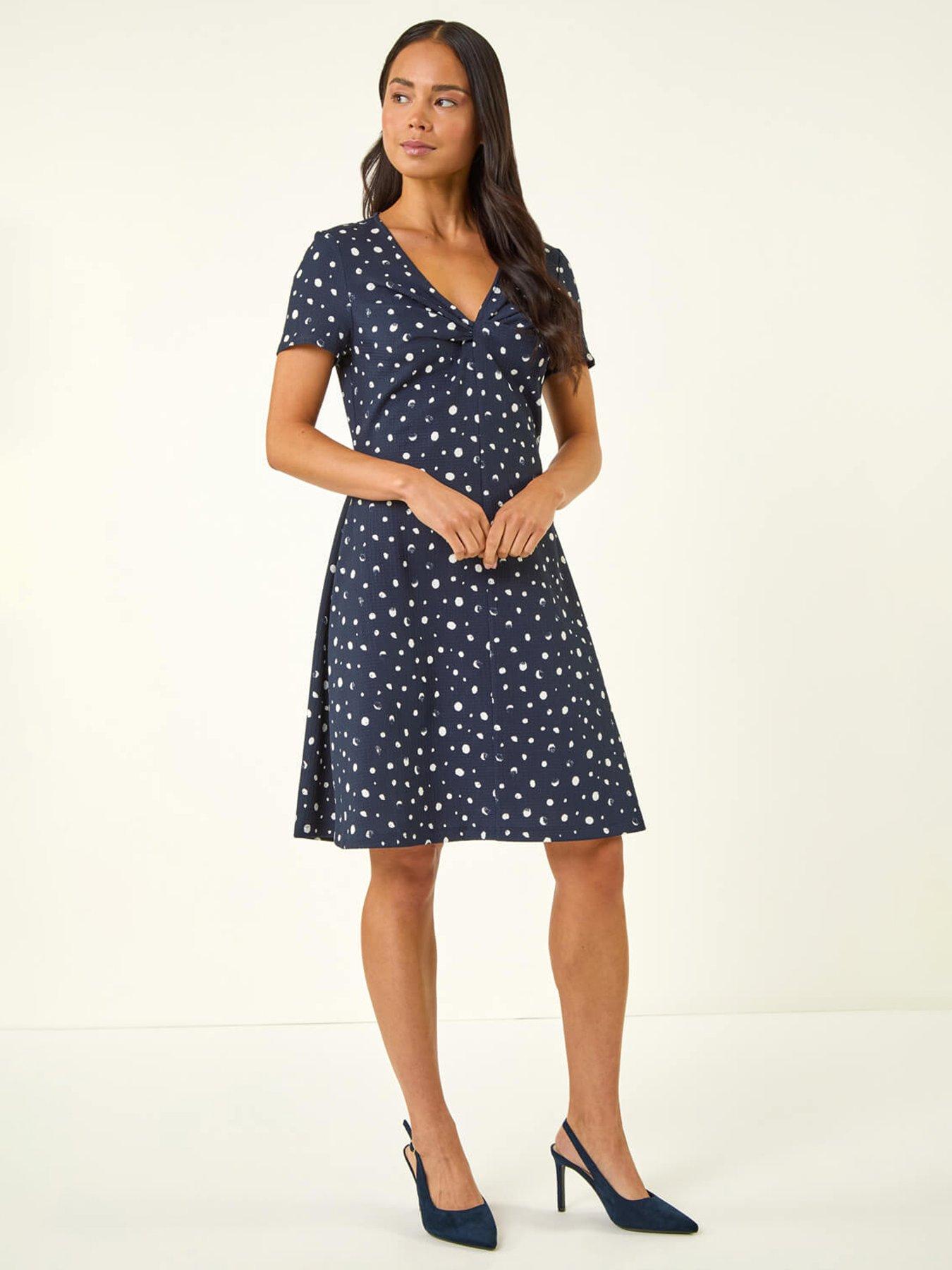 roman-petite-spot-print-twist-front-dressback