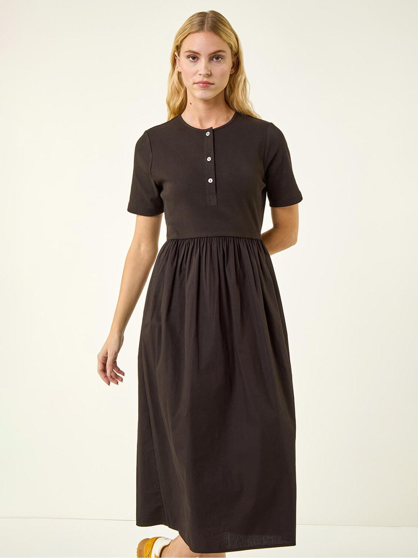 roman-buttoned-pocket-stretch-midi-dressdetail