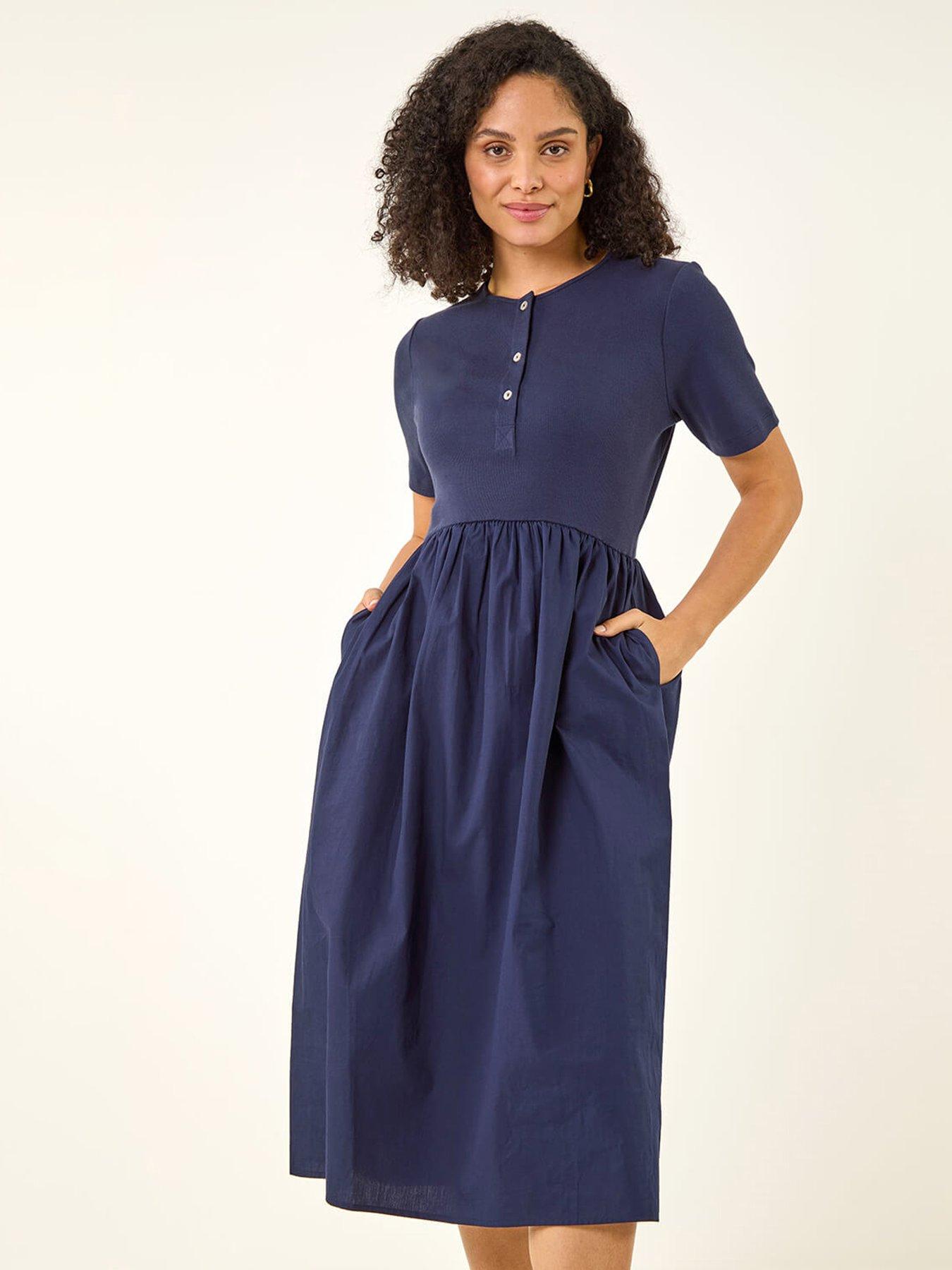 roman-buttoned-pocket-stretch-midi-dressback