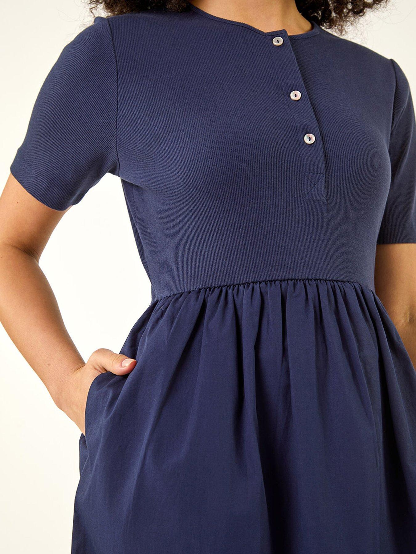 roman-buttoned-pocket-stretch-midi-dressdetail